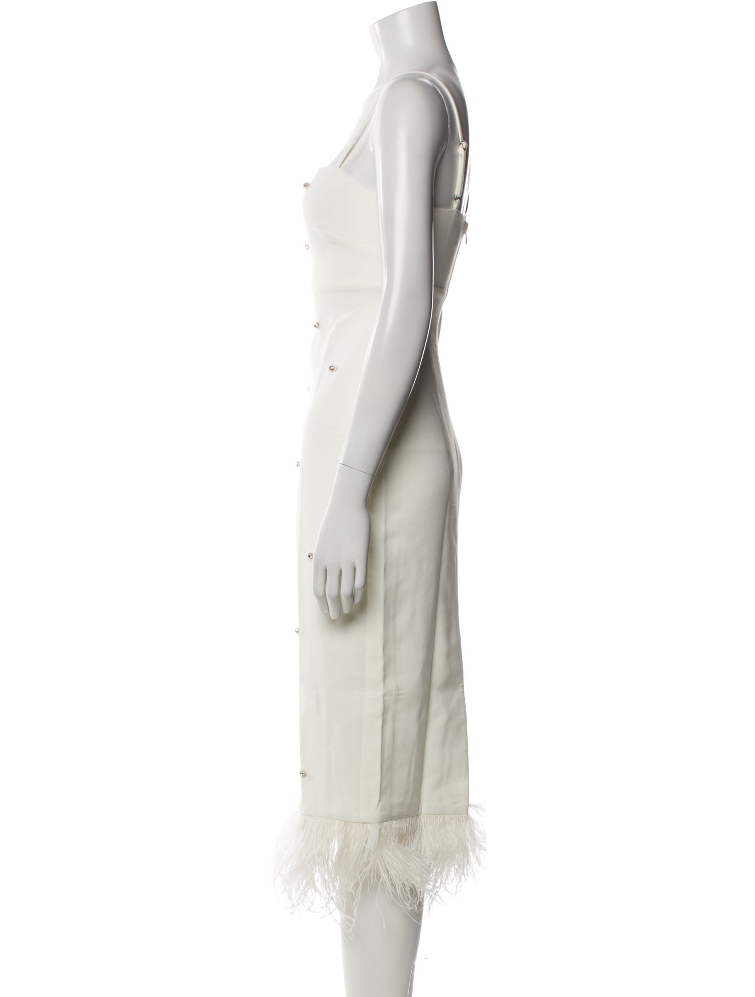 Likely Square Neckline Midi Length Dress