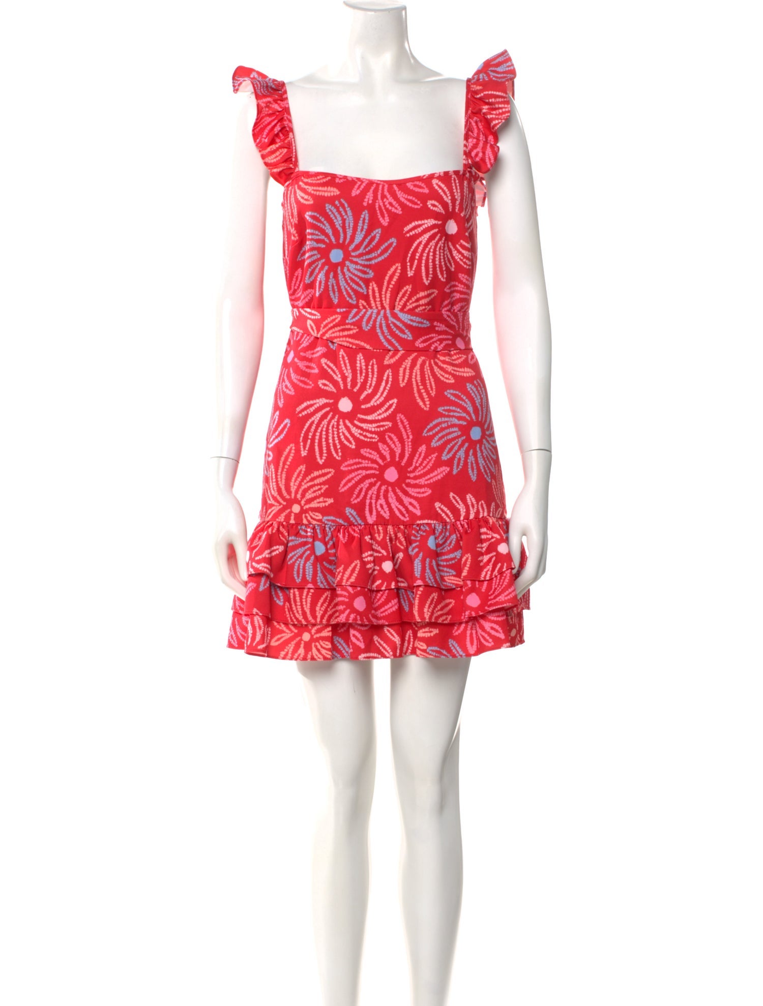 Likely Floral Print Mini Dress