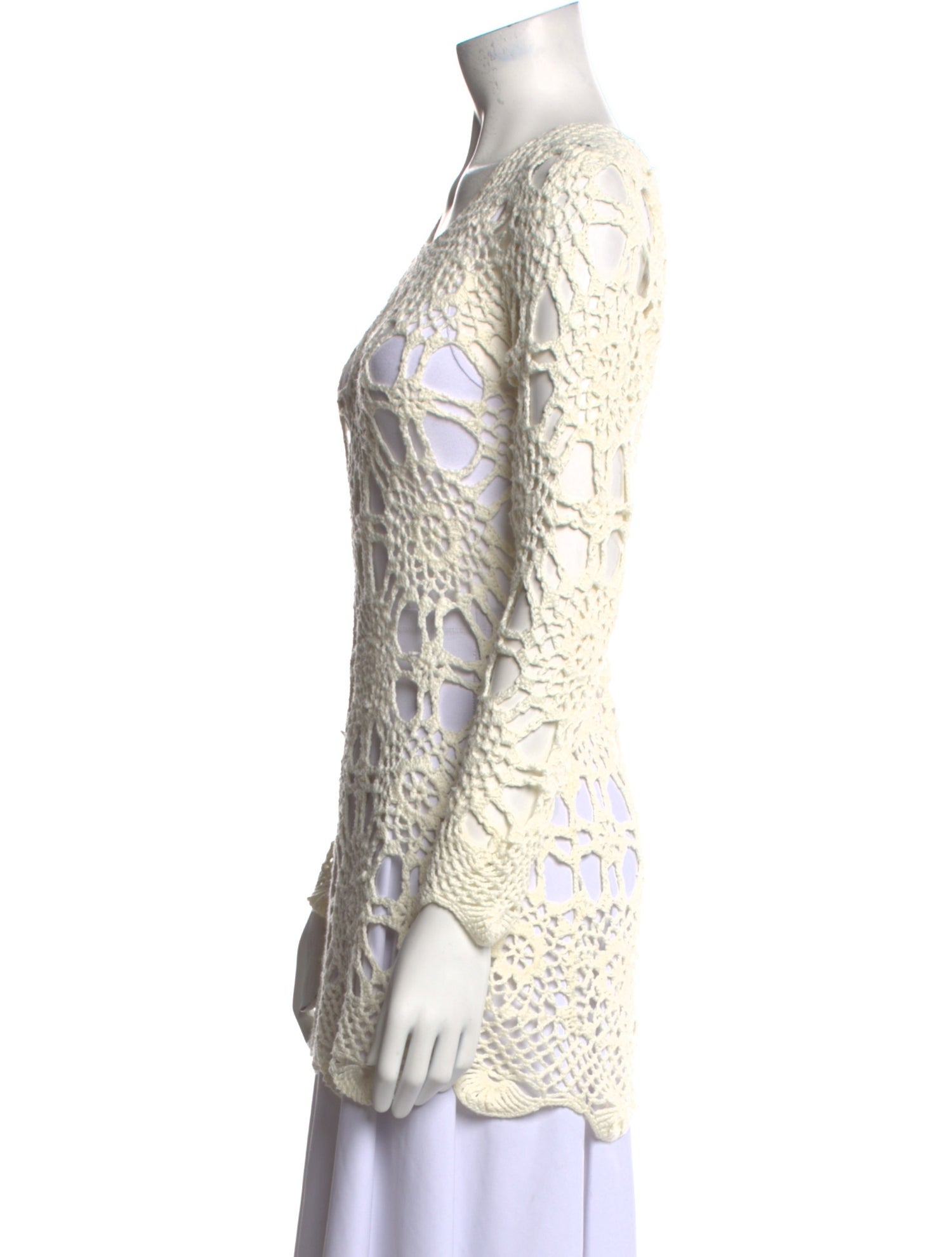 Lisa Maree Patterned Scoop Neck Sweater