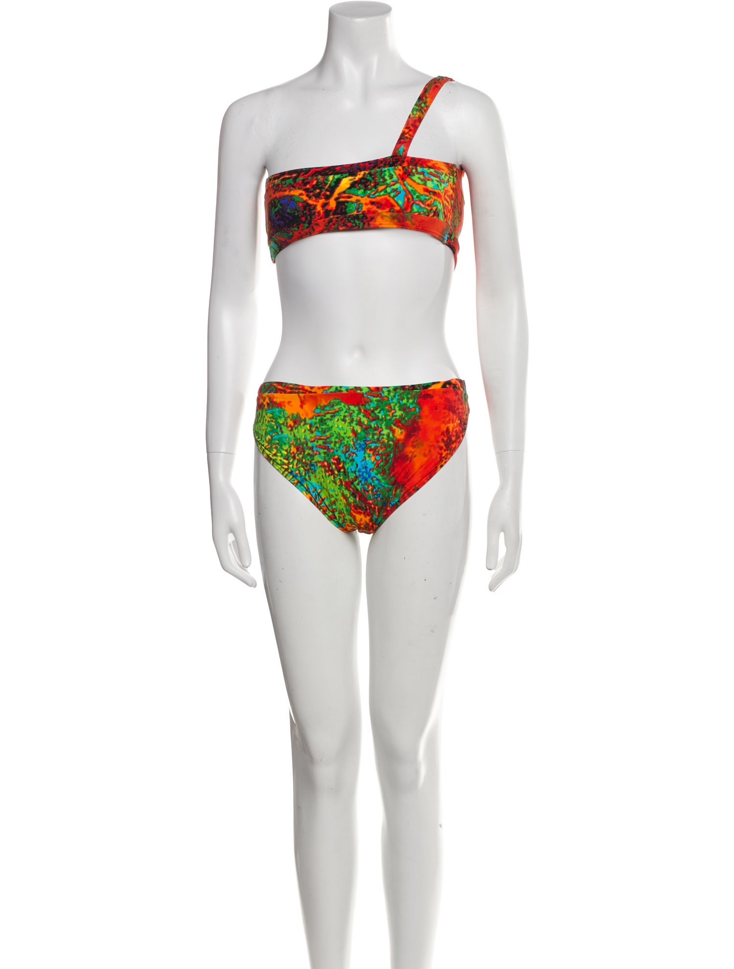 Lisa Maree Printed Cutout Accent One-Piece