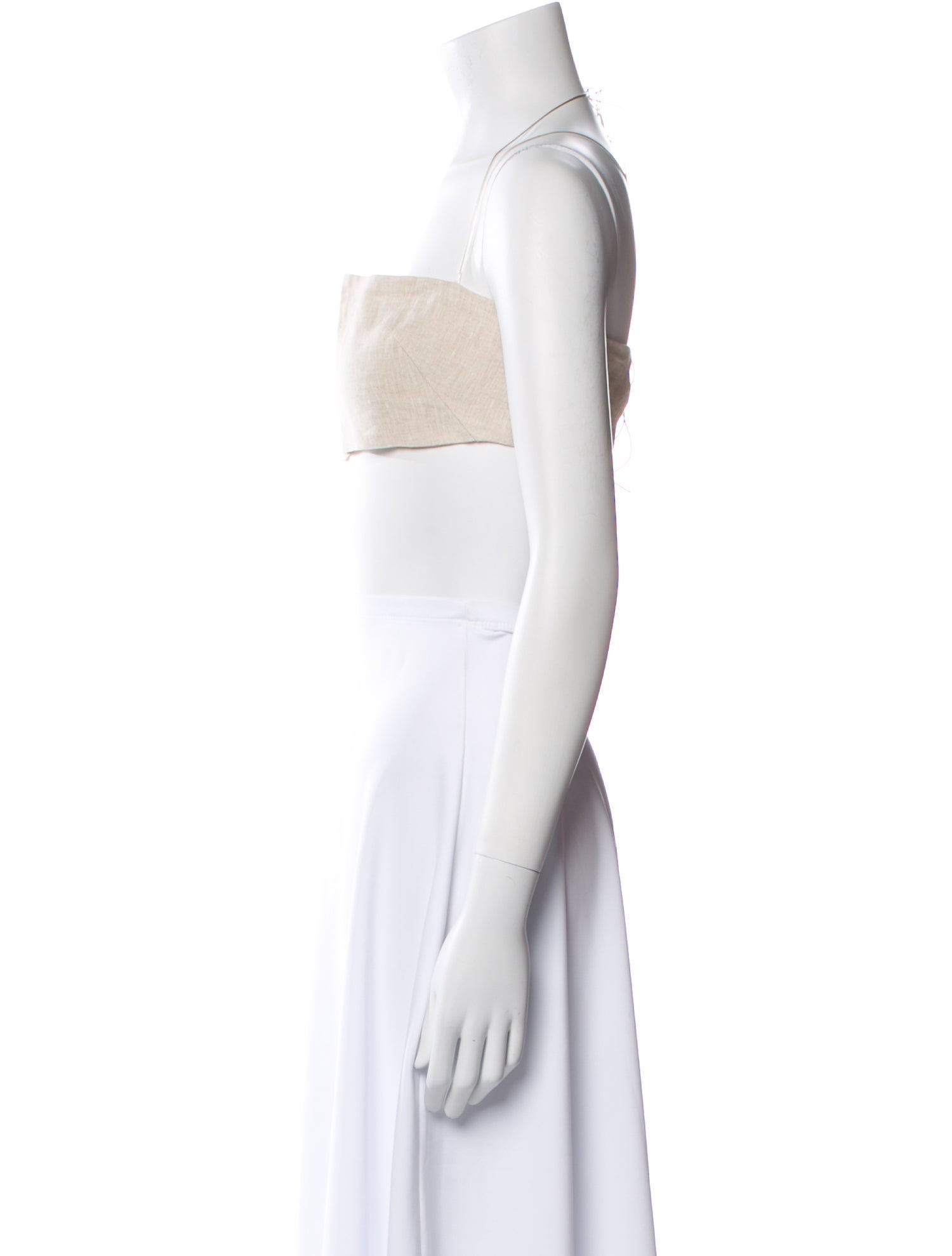 Lisa Maree Linen Square Neckline Crop Top w/ Tags