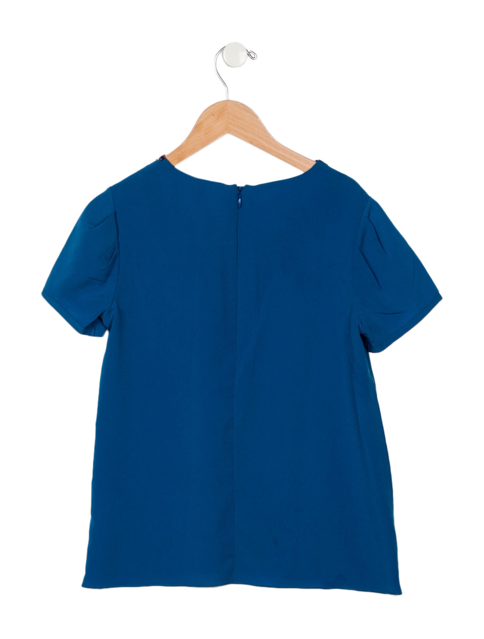 Little Marc Jacobs Girls' Solid Short Sleeve Top