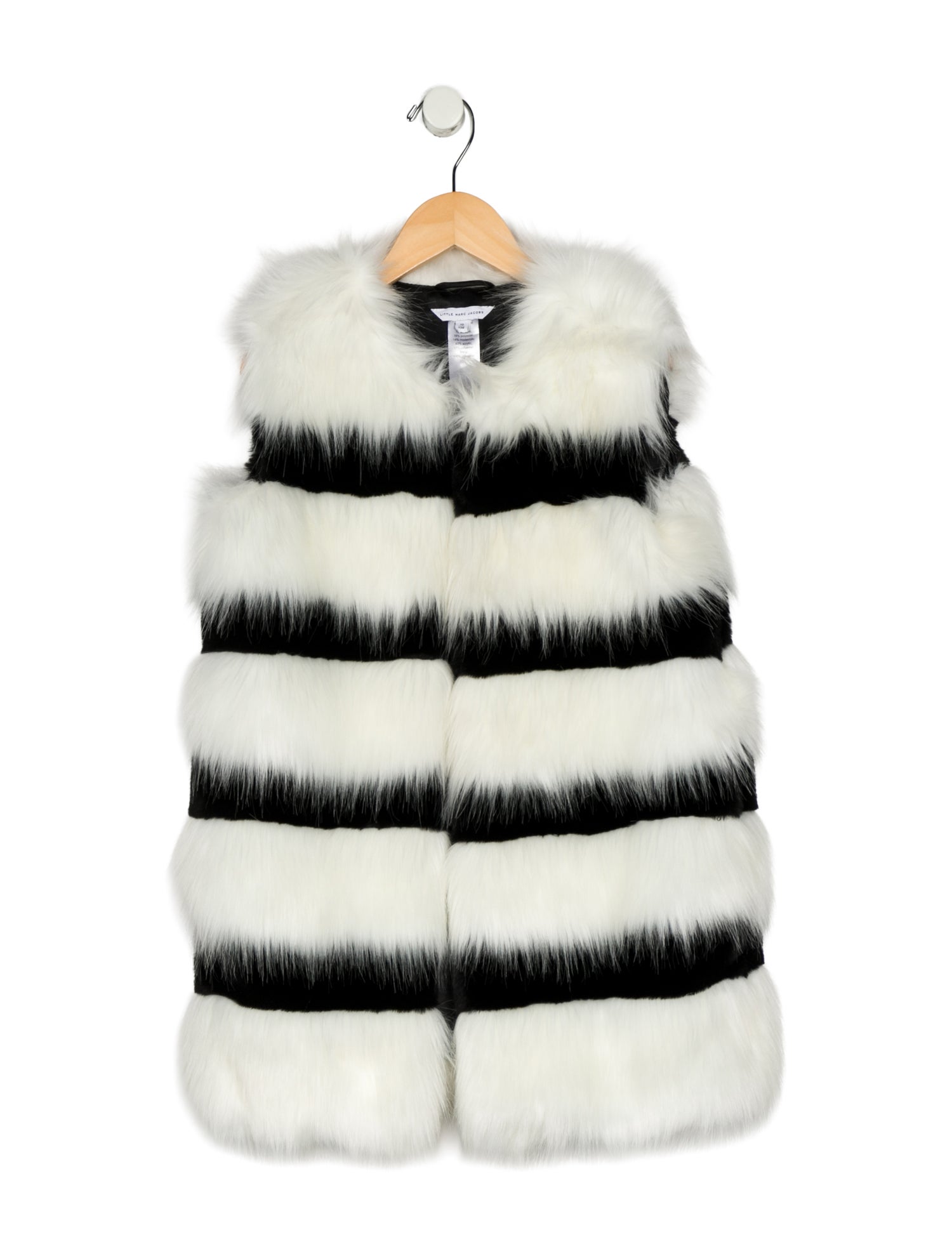 Little Marc Jacobs Girls' Faux Fur Vest