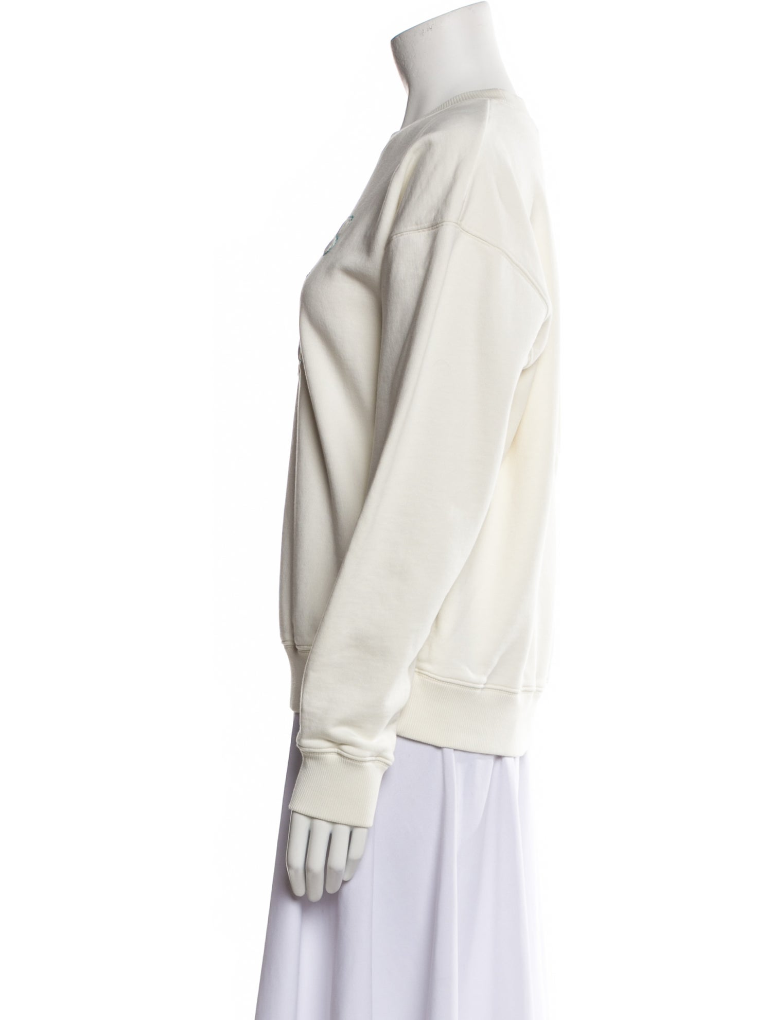 Lingua Franca Graphic Print Crew Neck Sweatshirt