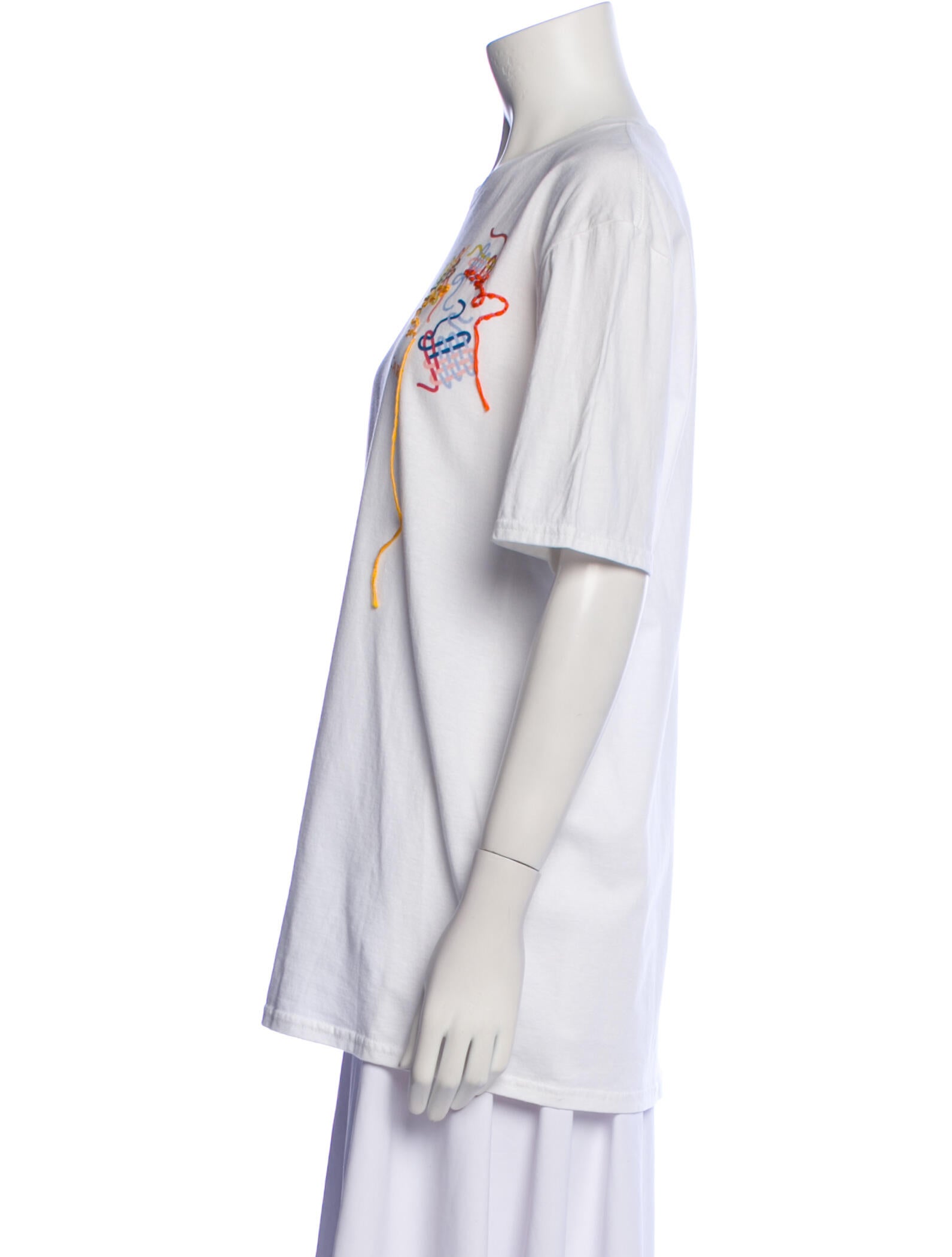 Lingua Franca Graphic Print Crew Neck T-Shirt