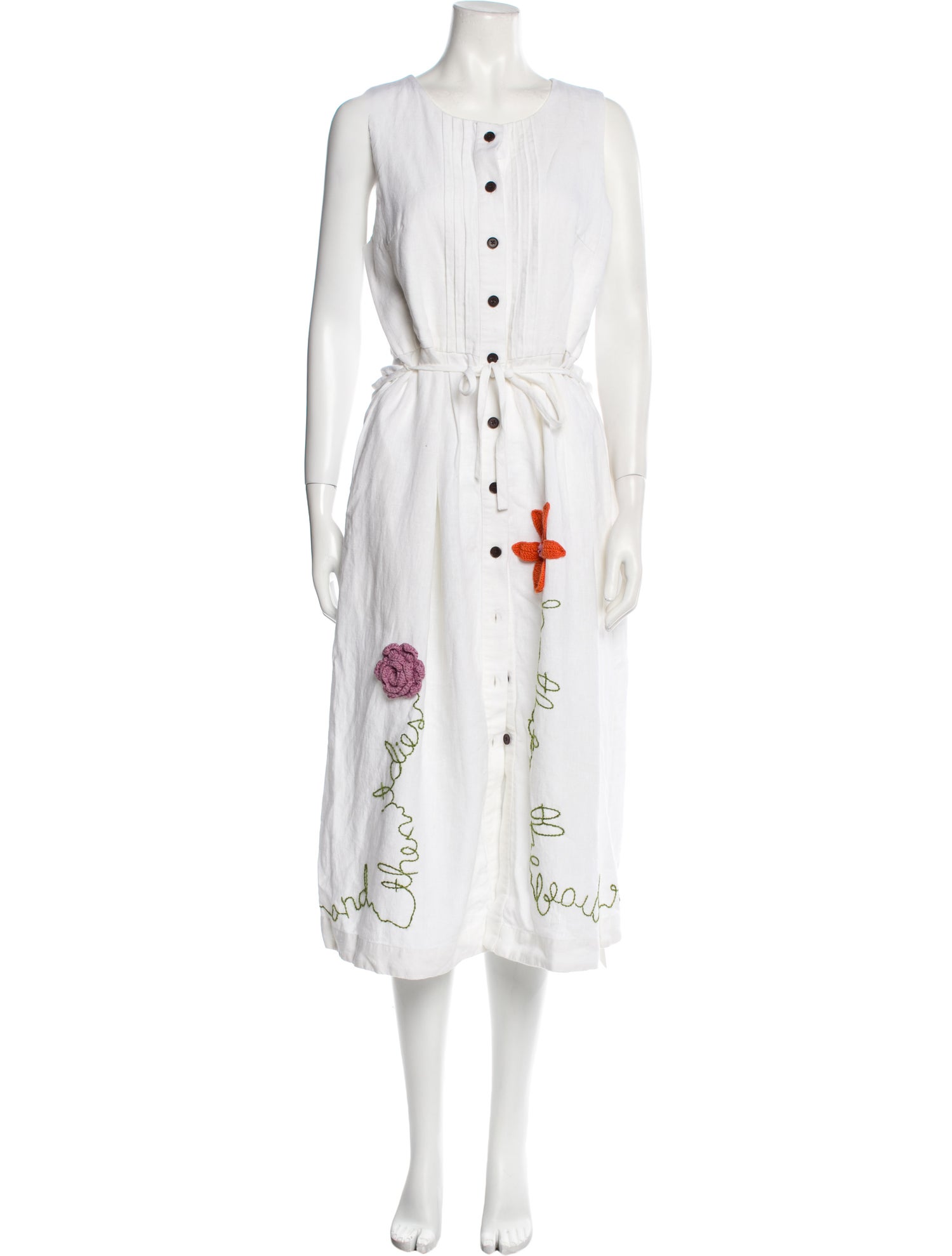 Lingua Franca Linen Long Dress