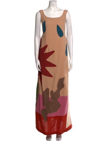 Lingua Franca Dresses Linen Long Dress XXL