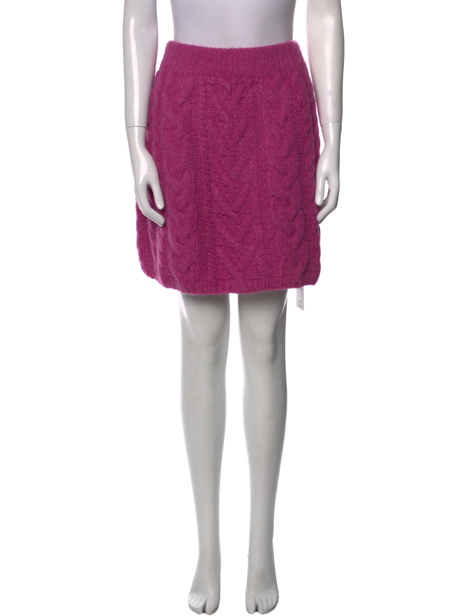 Lingua Franca Braided Accents Mini Skirt