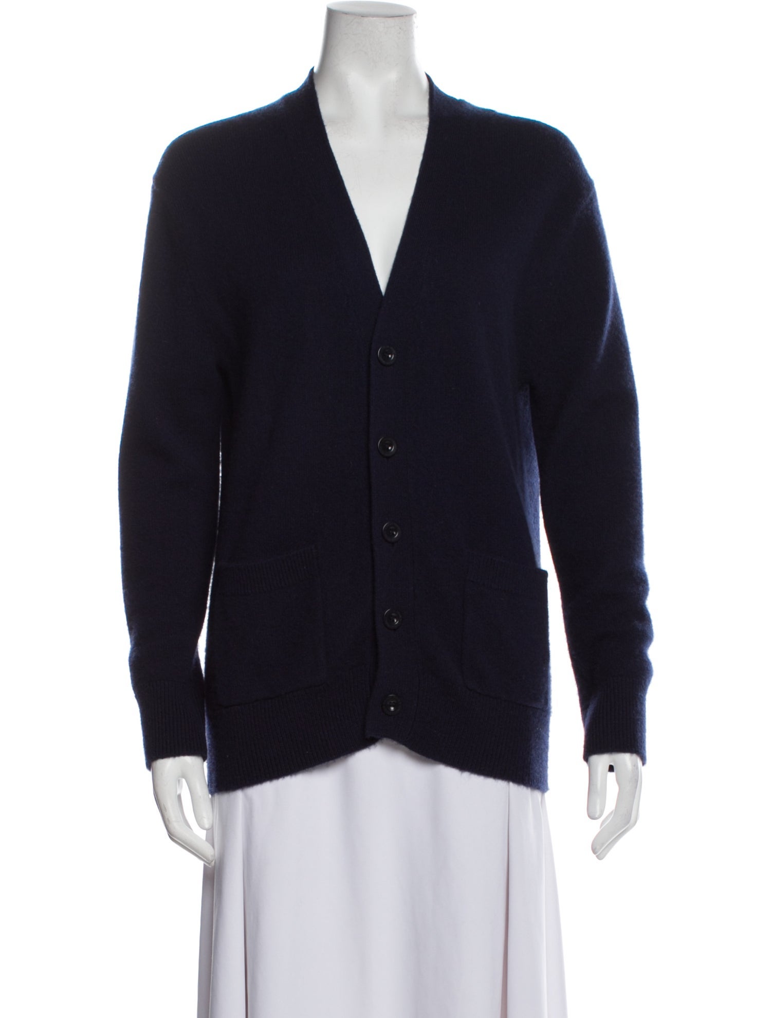 Lingua Franca Cashmere V-Neck Sweater