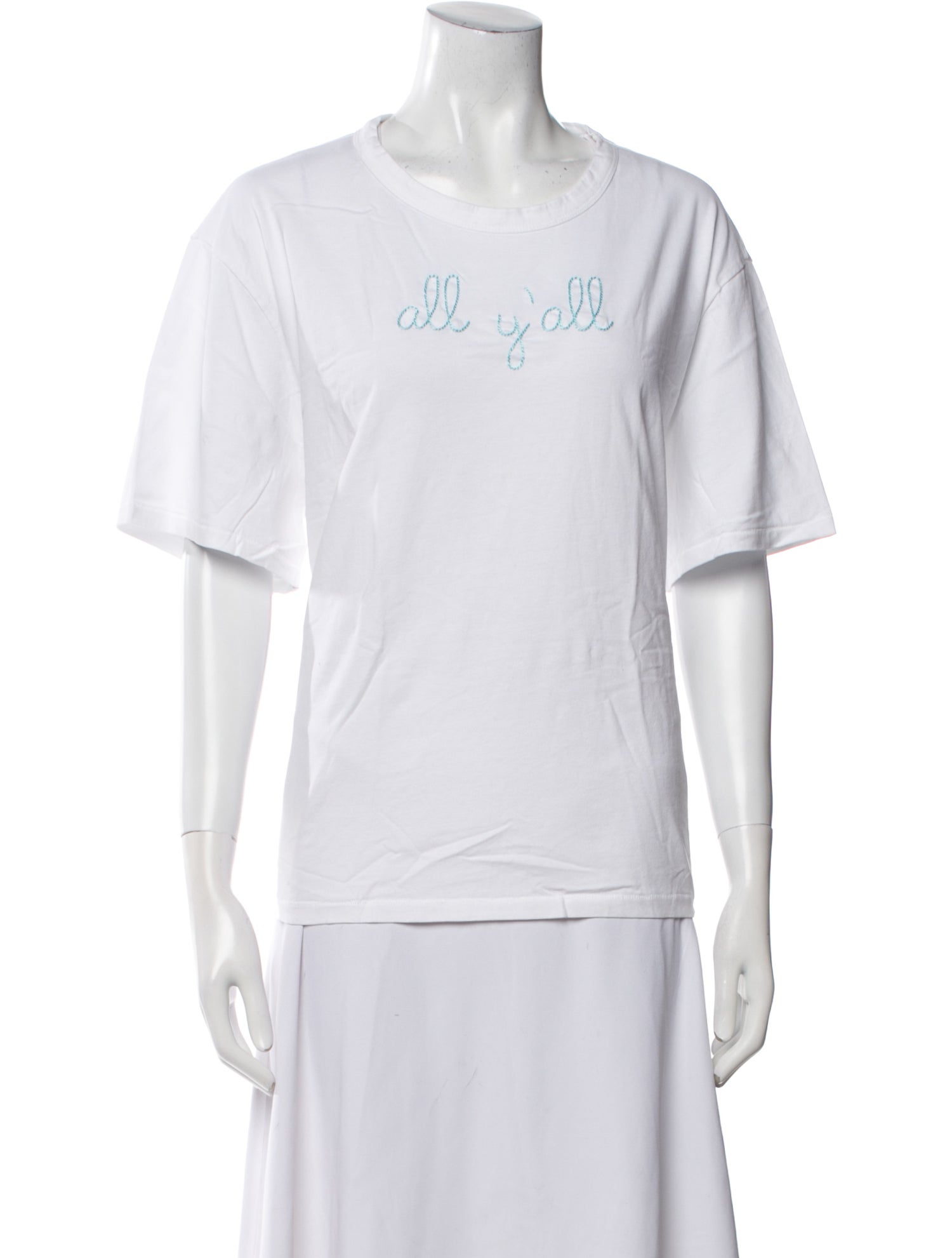 Lingua Franca Graphic Print Crew Neck T-Shirt w/ Tags