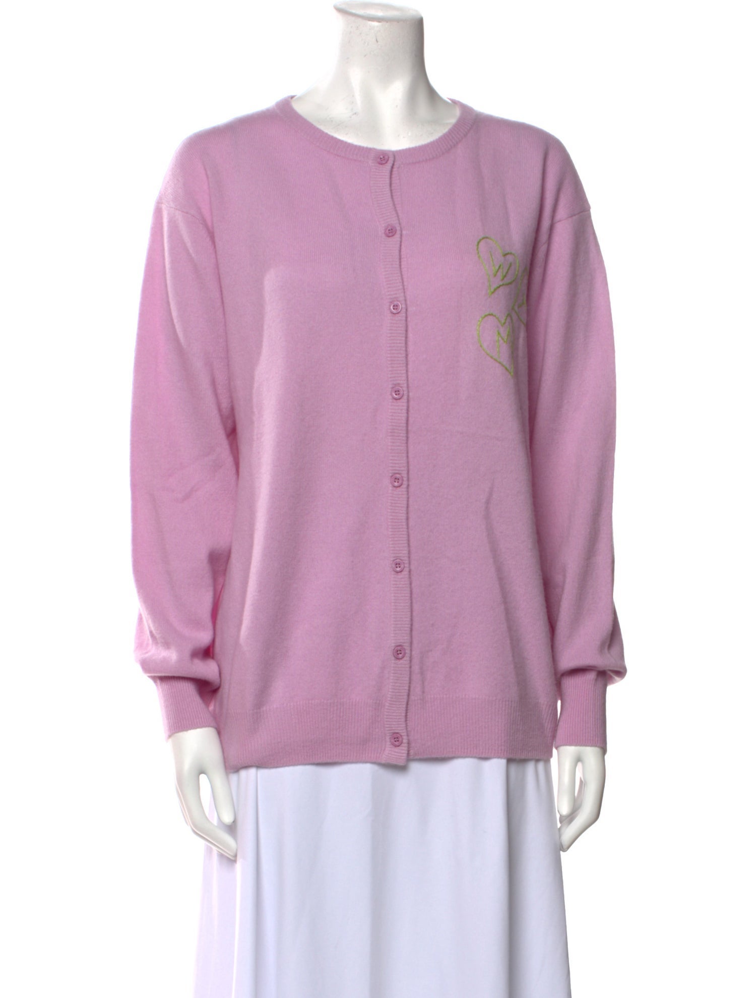 Lingua Franca Cashmere Crew Neck Sweater