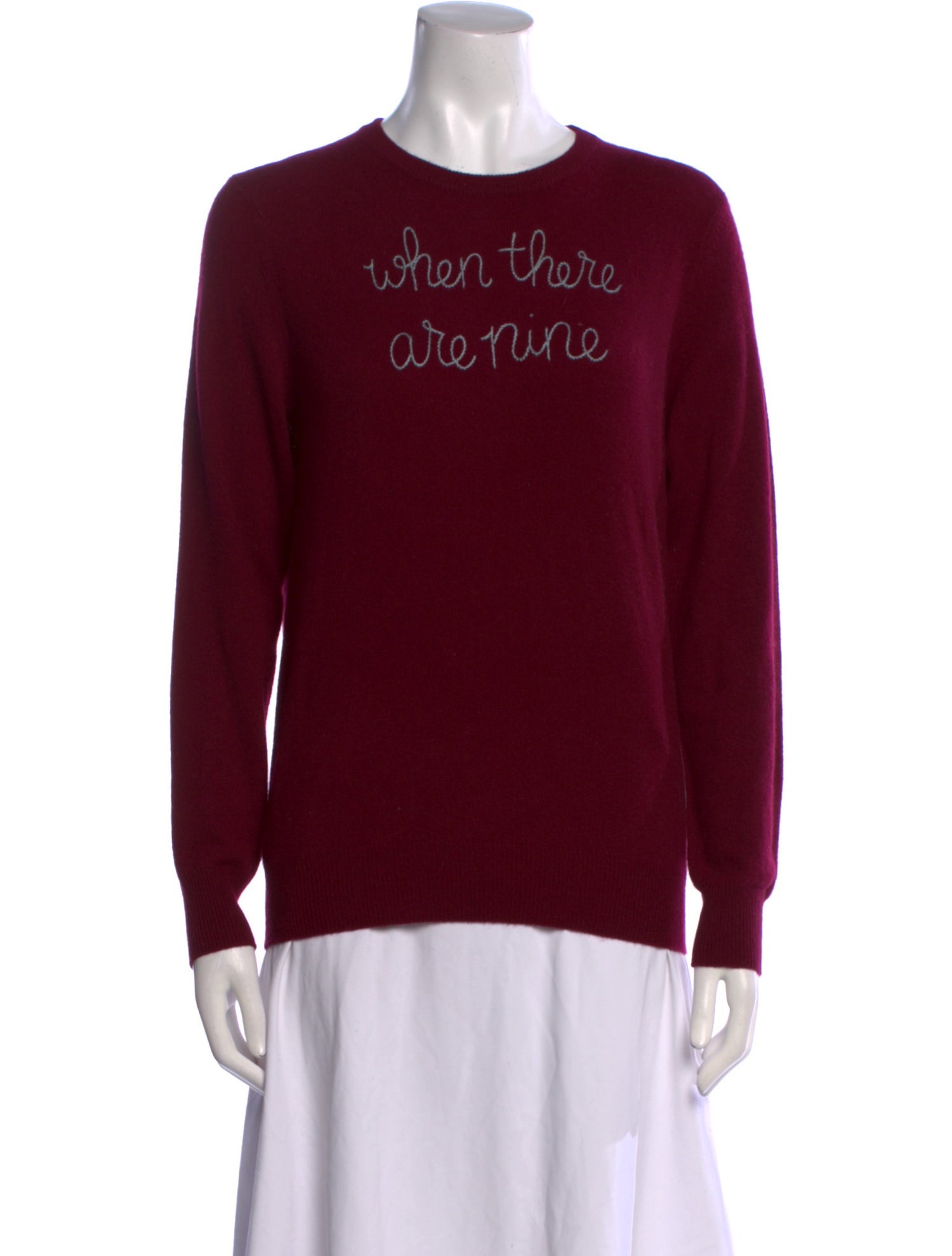 Lingua Franca Cashmere Graphic Print Sweater w/ Tags