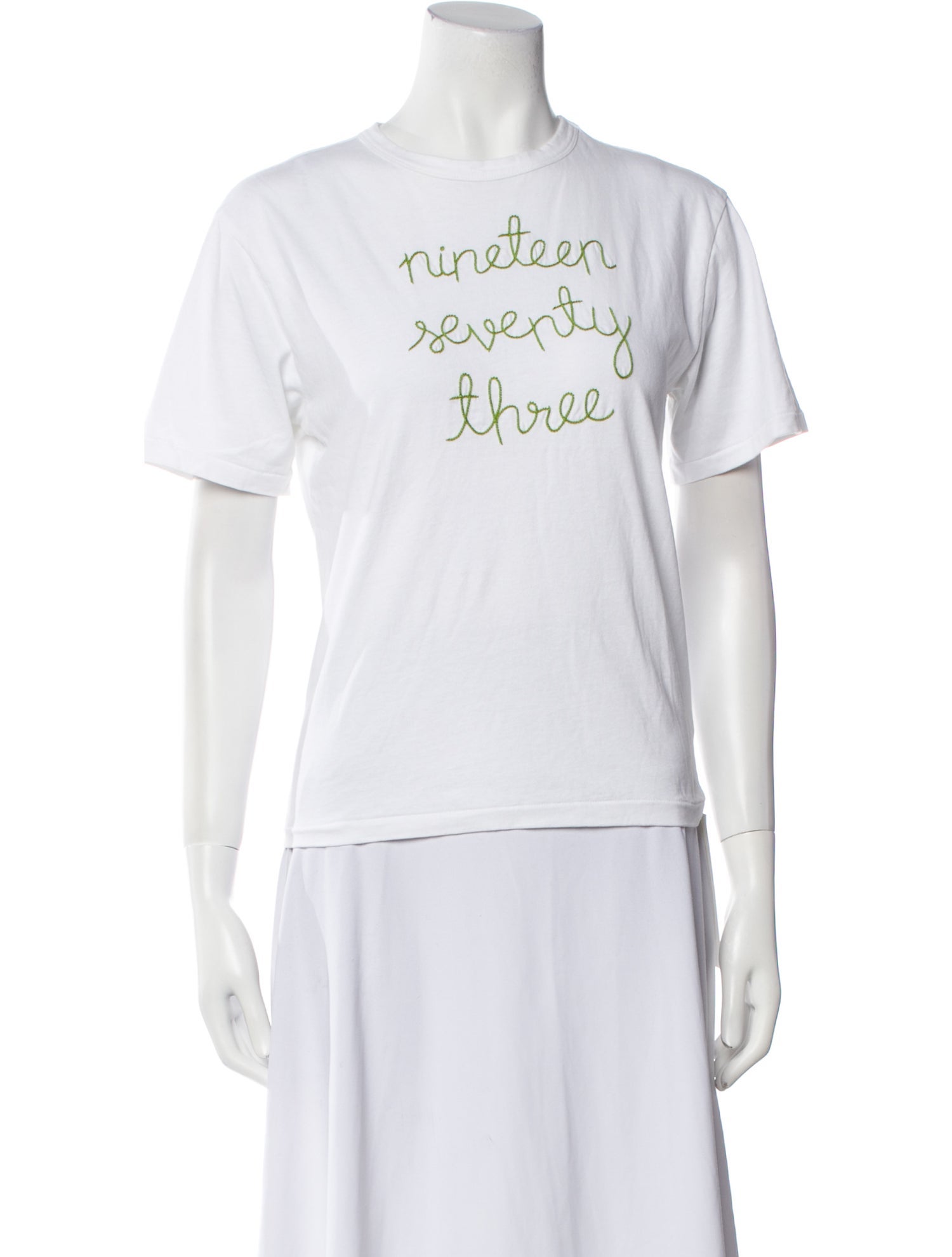 Lingua Franca Graphic Print Crew Neck T-Shirt