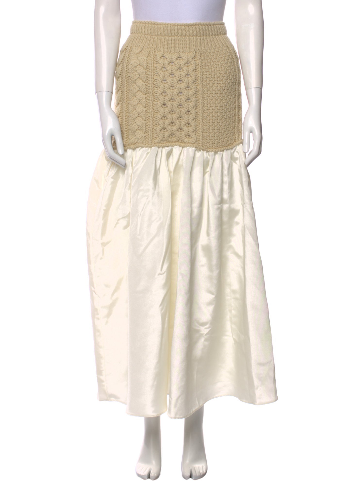 Lingua Franca Wool Midi Length Skirt w/ Tags