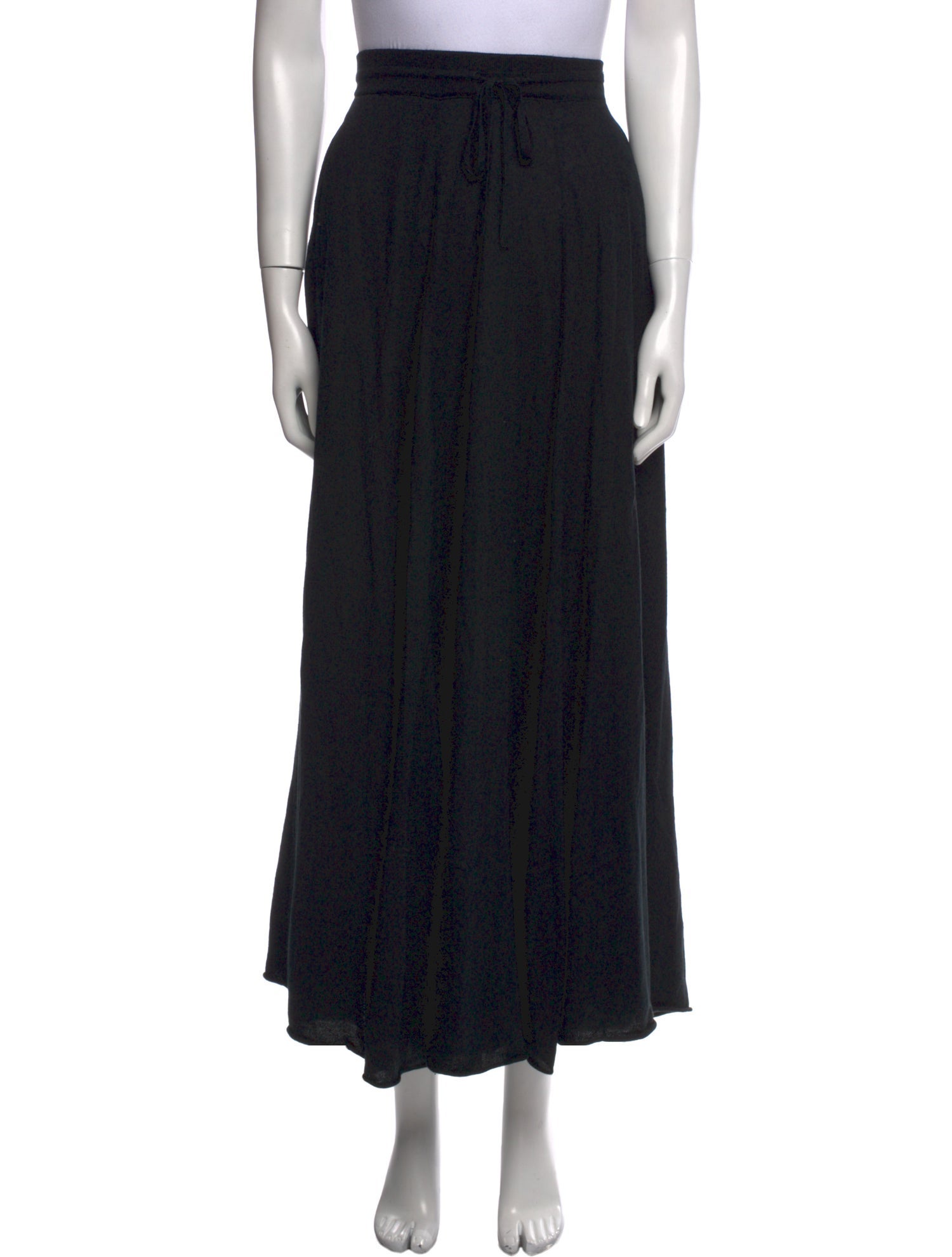 Lingua Franca Silk Midi Length Skirt