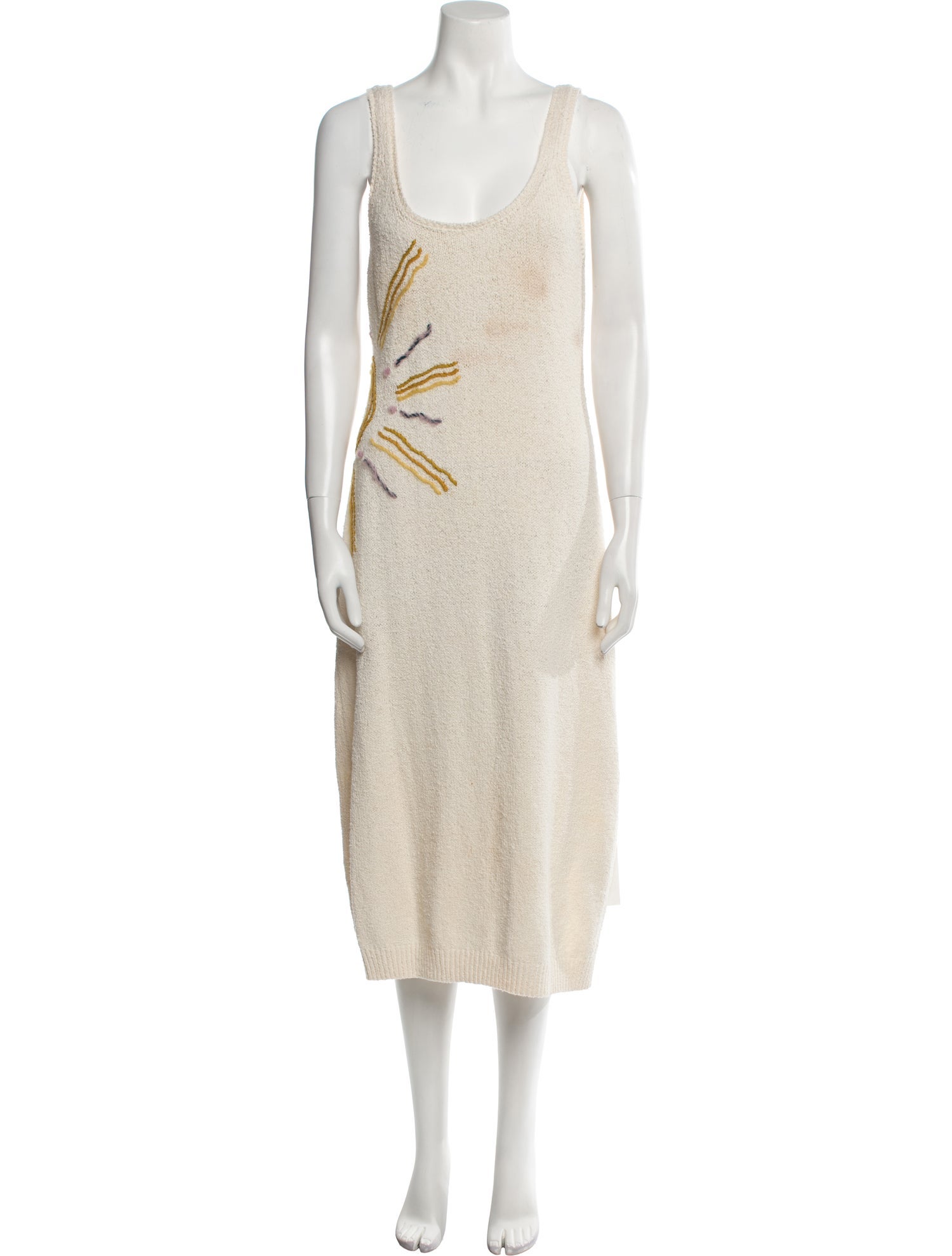 Lingua Franca Scoop Neck Long Dress