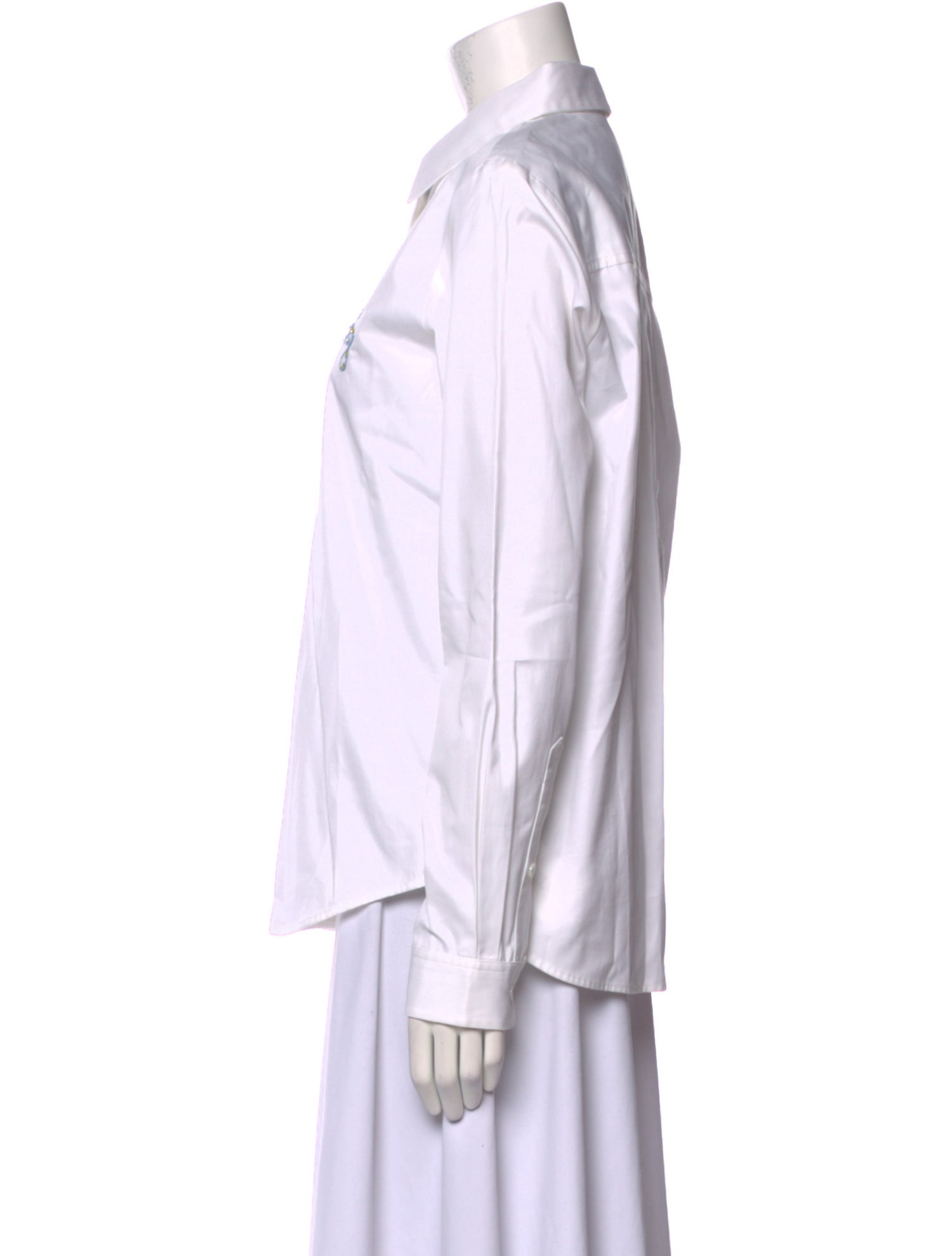 Lingua Franca Long Sleeve Button-Up Top