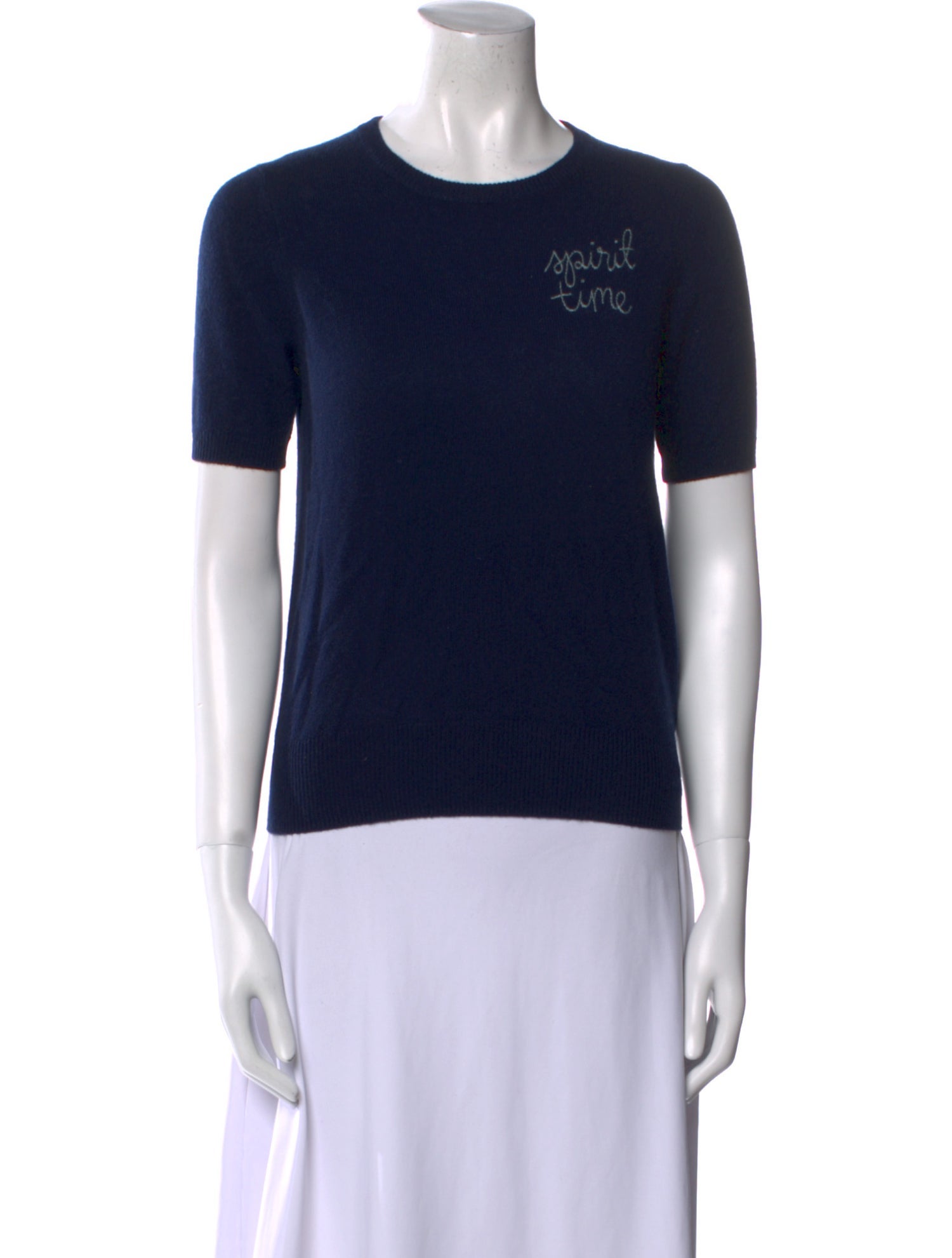 Lingua Franca Cashmere Graphic Print Sweater