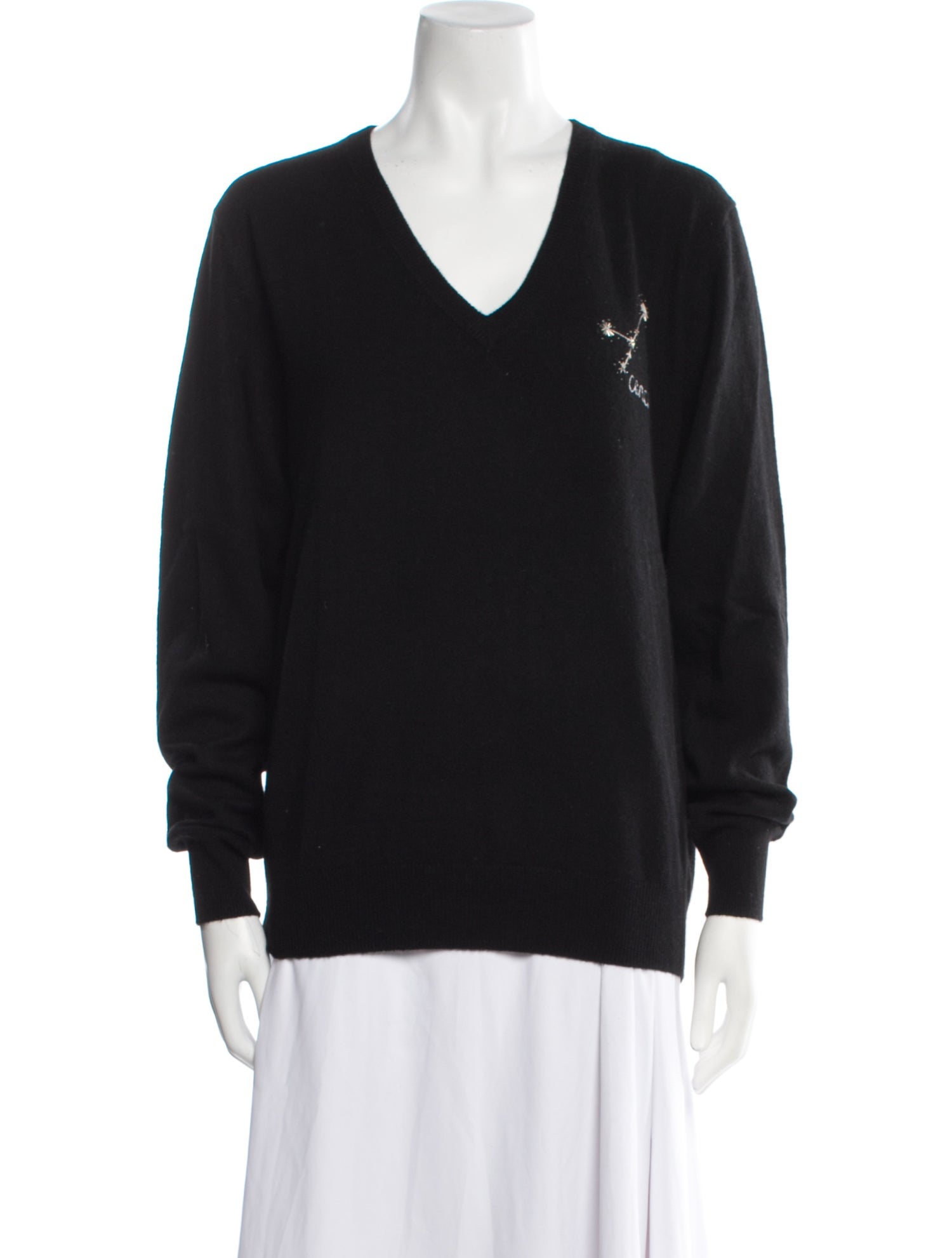 Lingua Franca Cashmere V-Neck Sweater w/ Tags