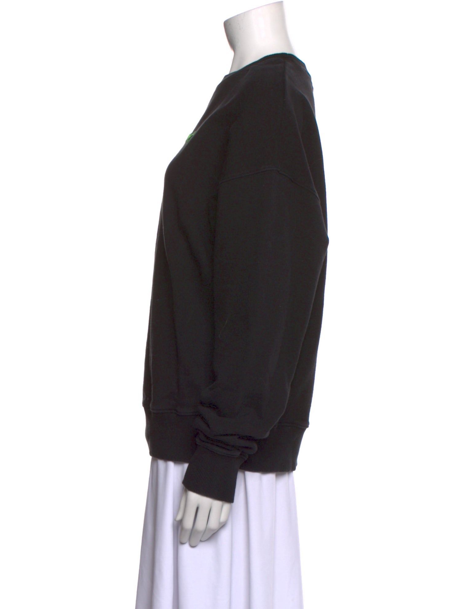 Lingua Franca Graphic Print Crew Neck Sweatshirt