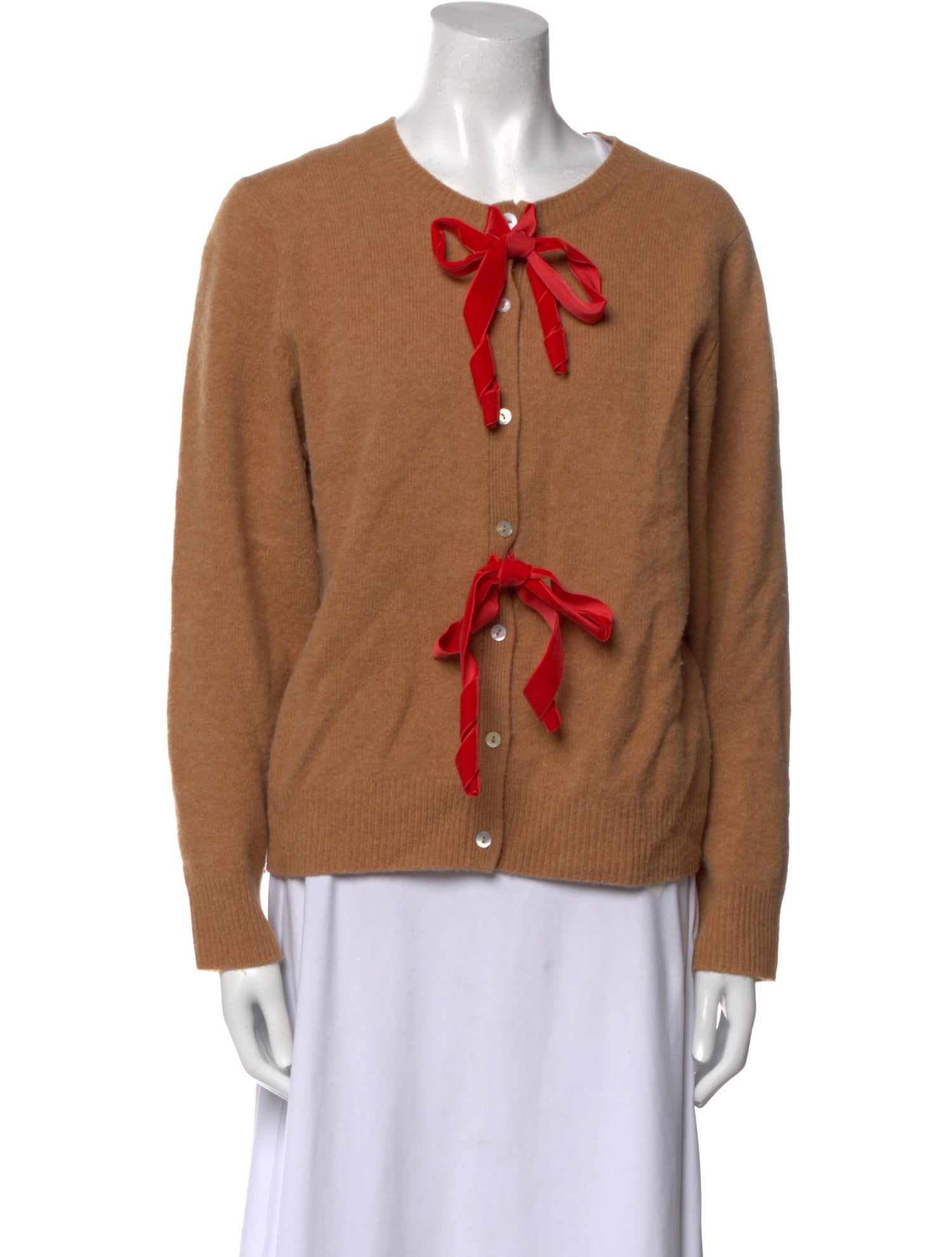 Lingua Franca Wool Crew Neck Sweater
