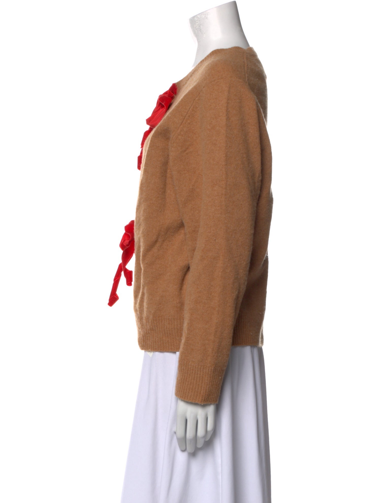 Lingua Franca Wool Crew Neck Sweater