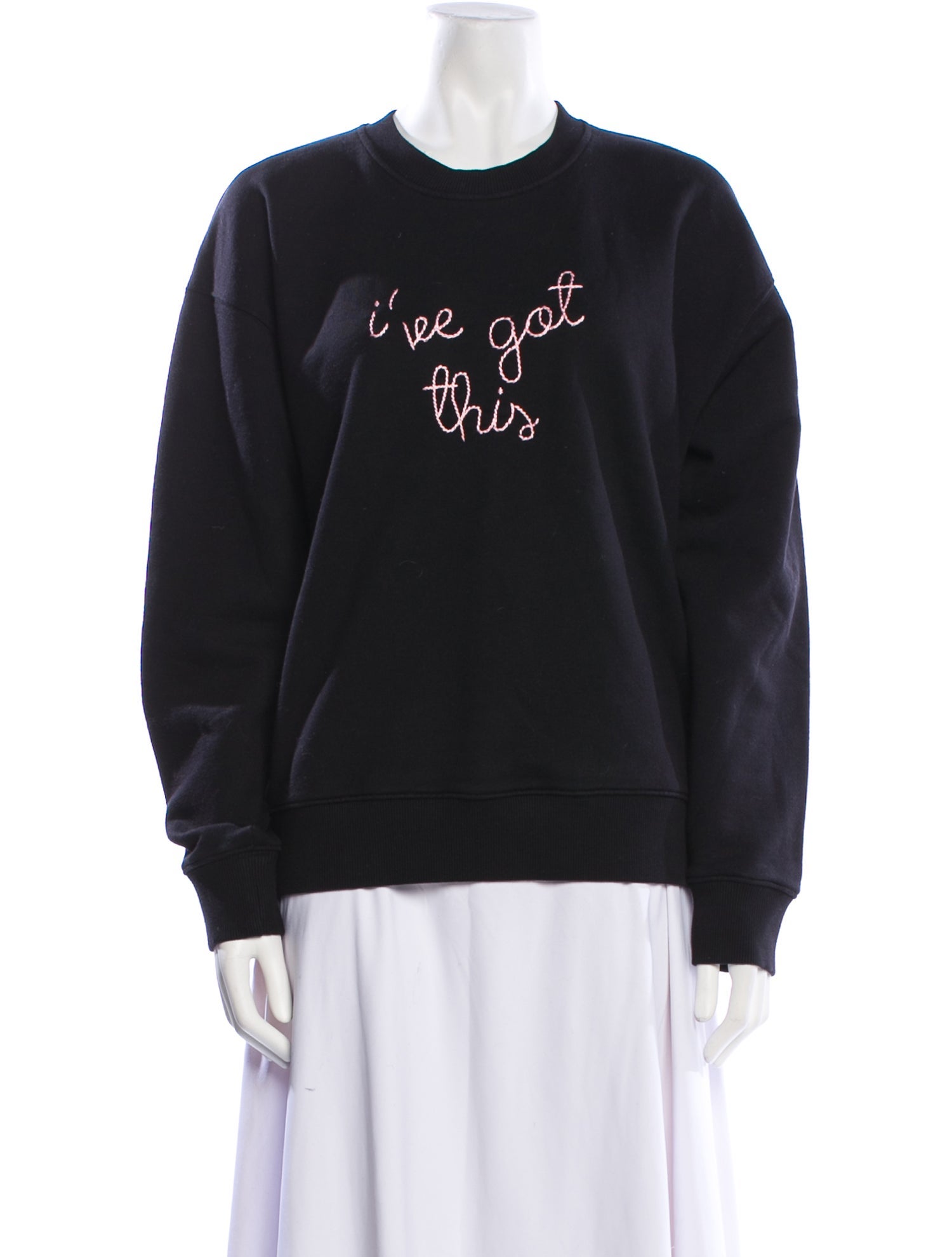 Lingua Franca Graphic Print Embroidered Accent Lounge Set w/ Tags