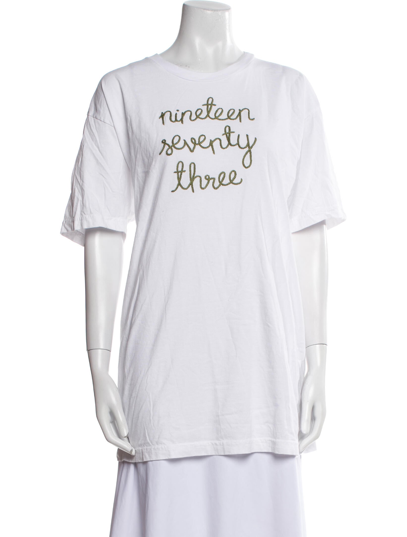 Lingua Franca Graphic Print Crew Neck T-Shirt