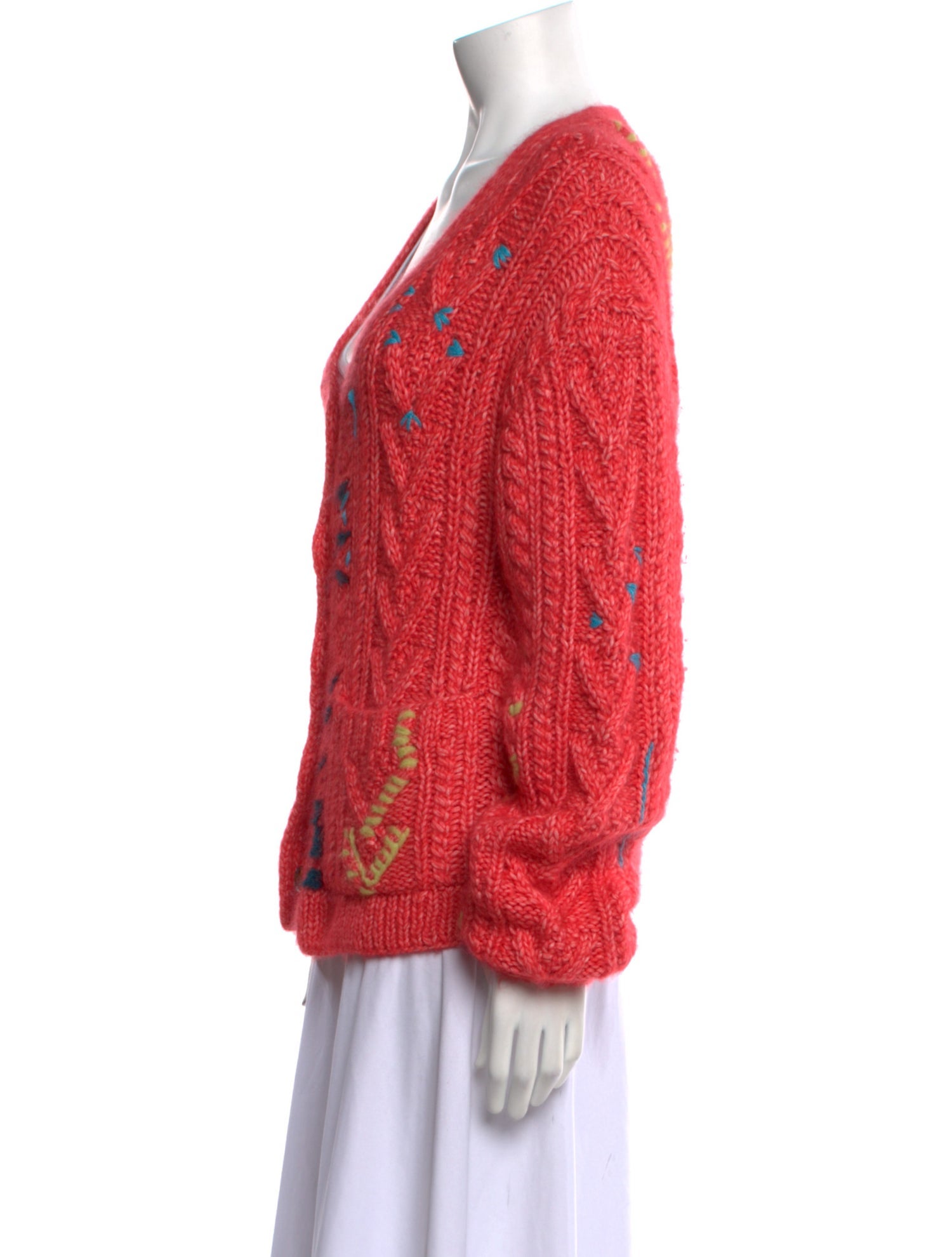 Lingua Franca Merino Wool V-Neck Sweater