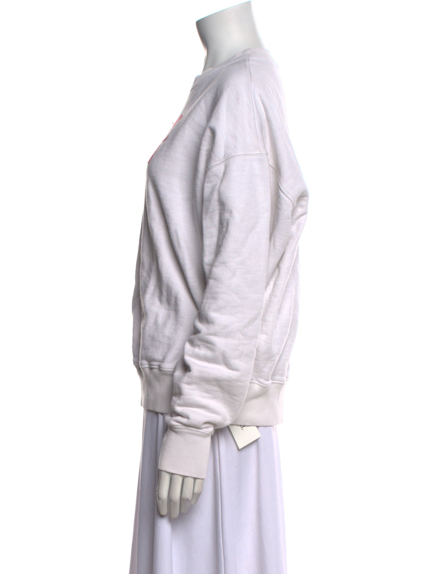 Lingua Franca Graphic Print Crew Neck Sweatshirt