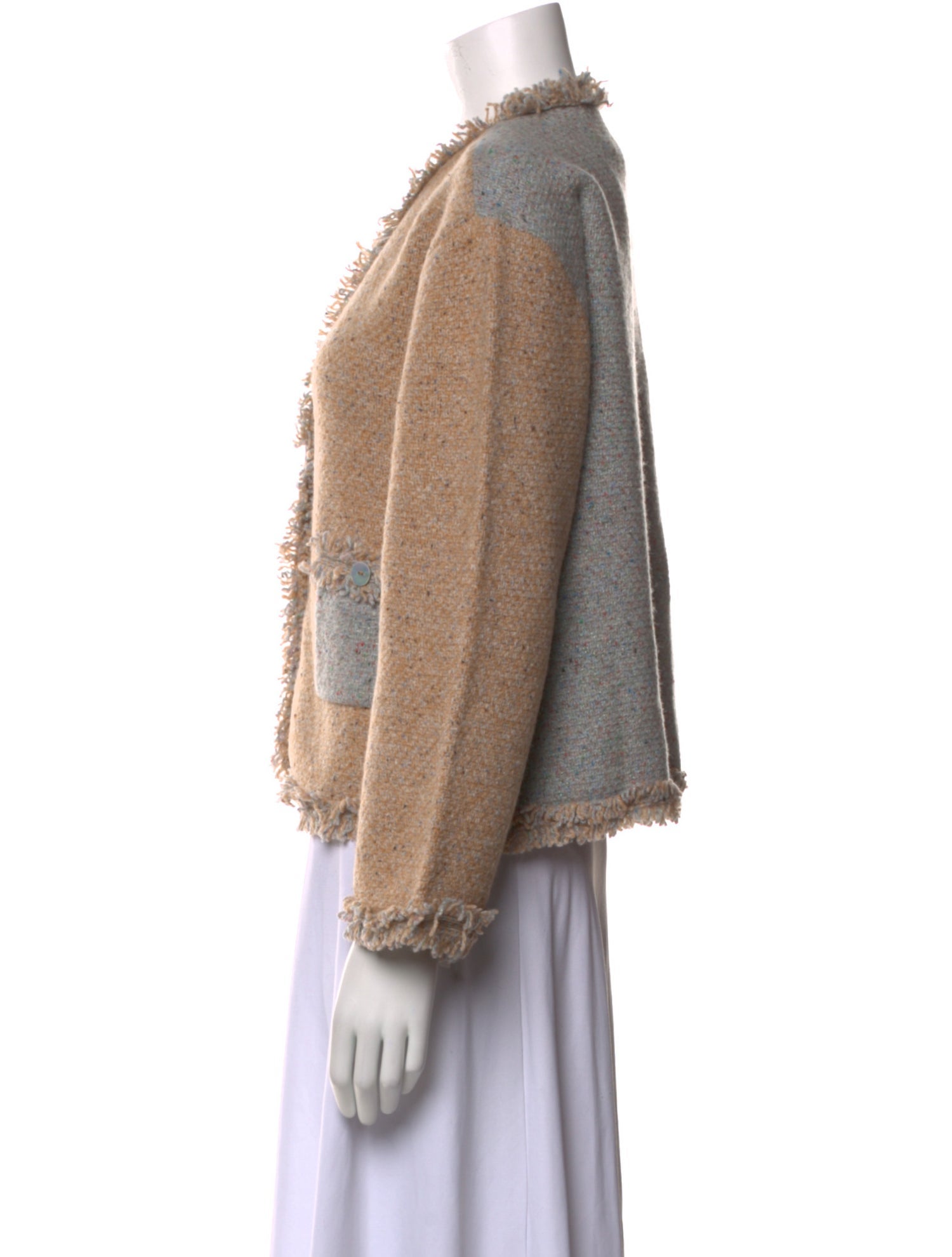 Lingua Franca Wool Crew Neck Sweater