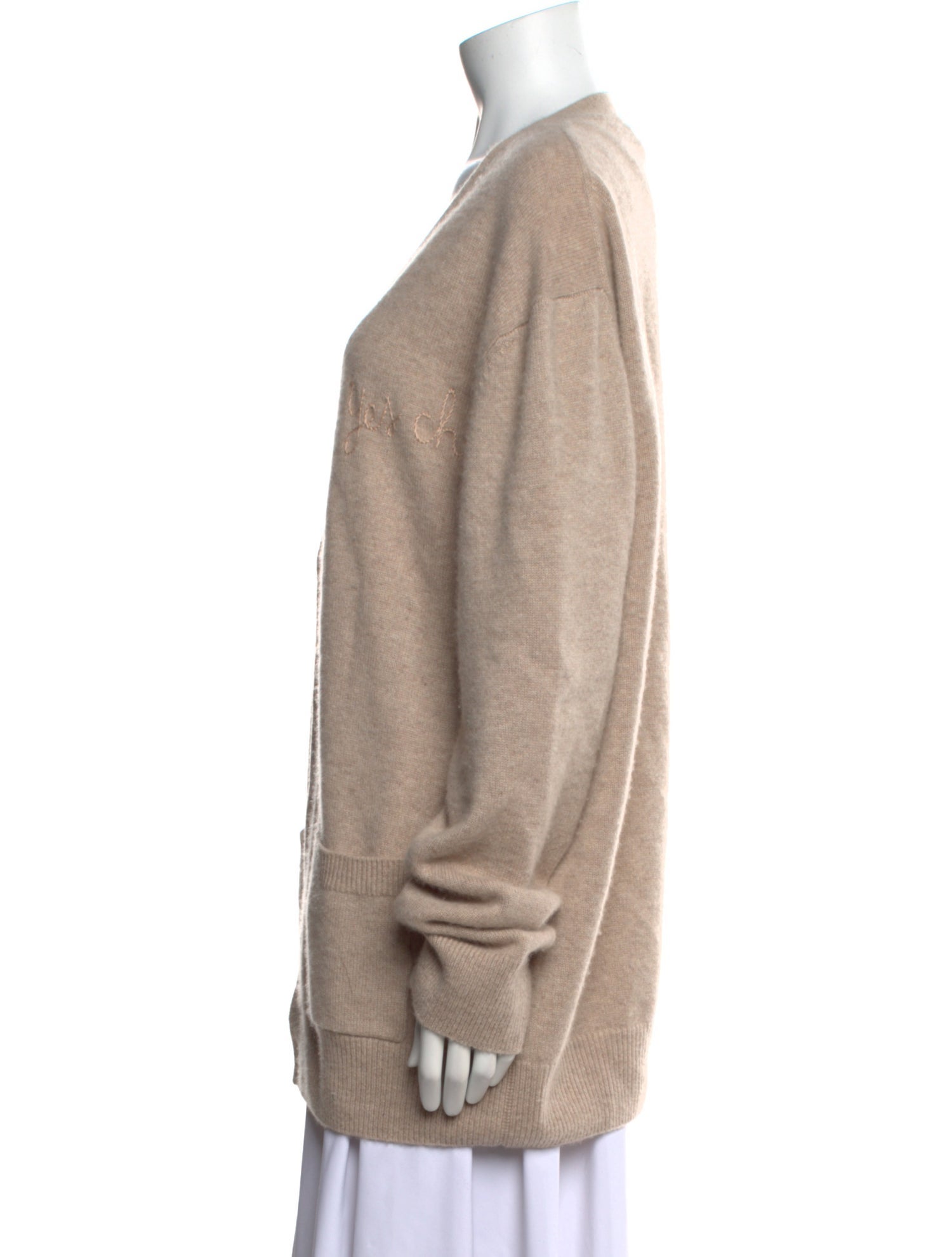 Lingua Franca Cashmere V-Neck Sweater