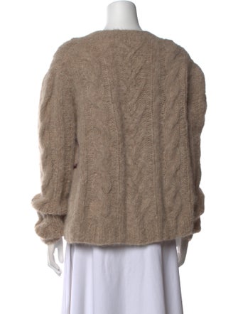 Lingua Franca Alpaca Graphic Print Sweater