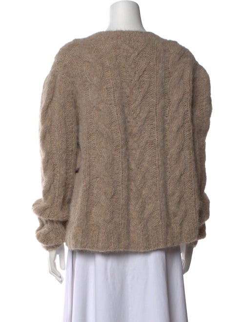 Lingua Franca Alpaca Graphic Print Sweater