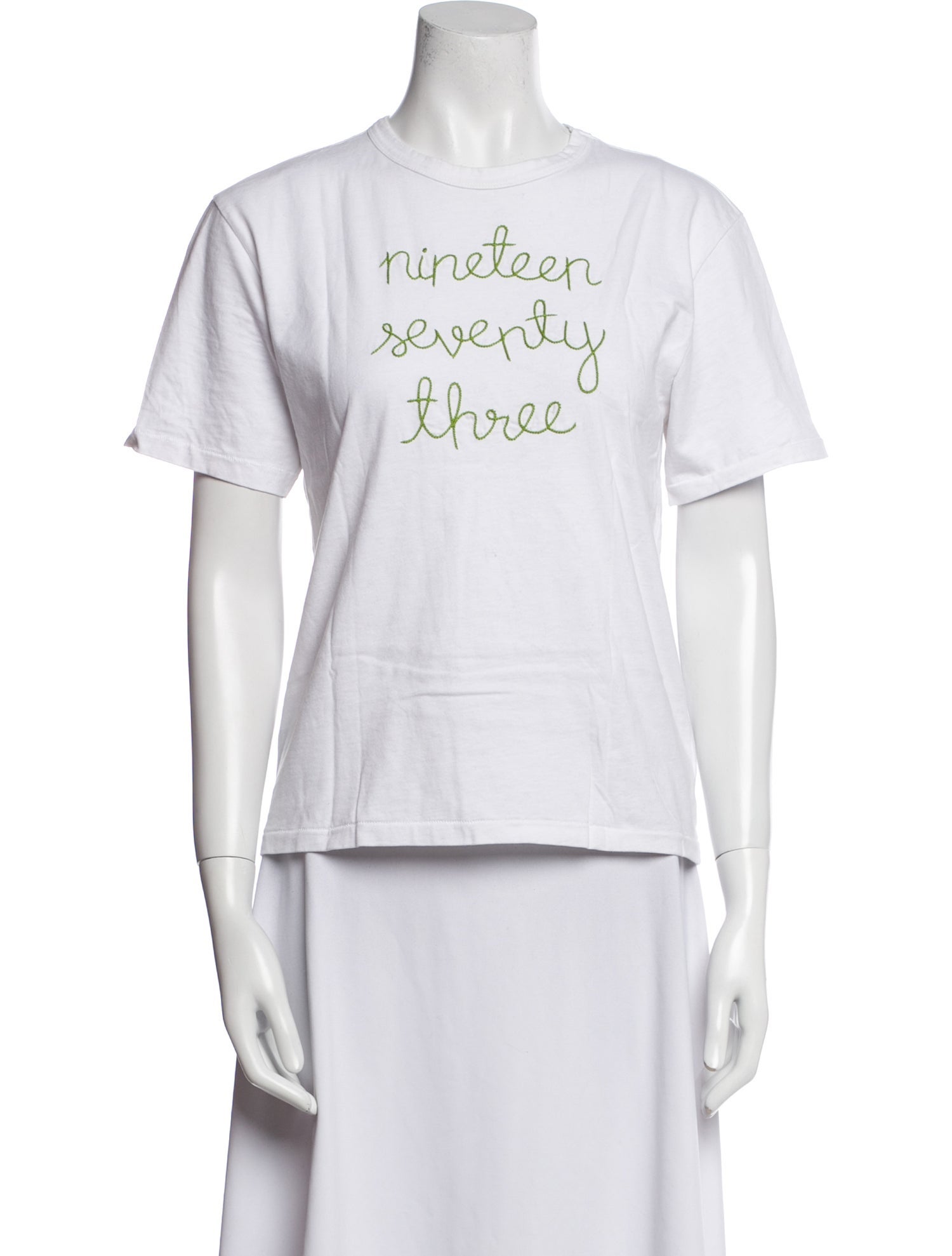 Lingua Franca Graphic Print Crew Neck T-Shirt