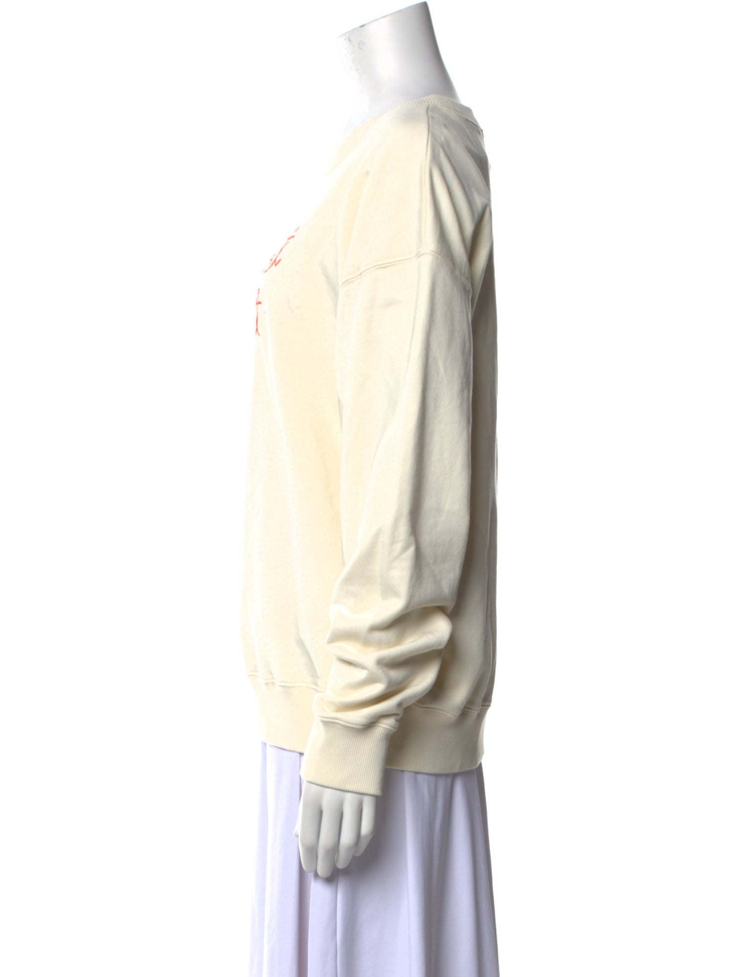 Lingua Franca Graphic Print Crew Neck Sweatshirt w/ Tags