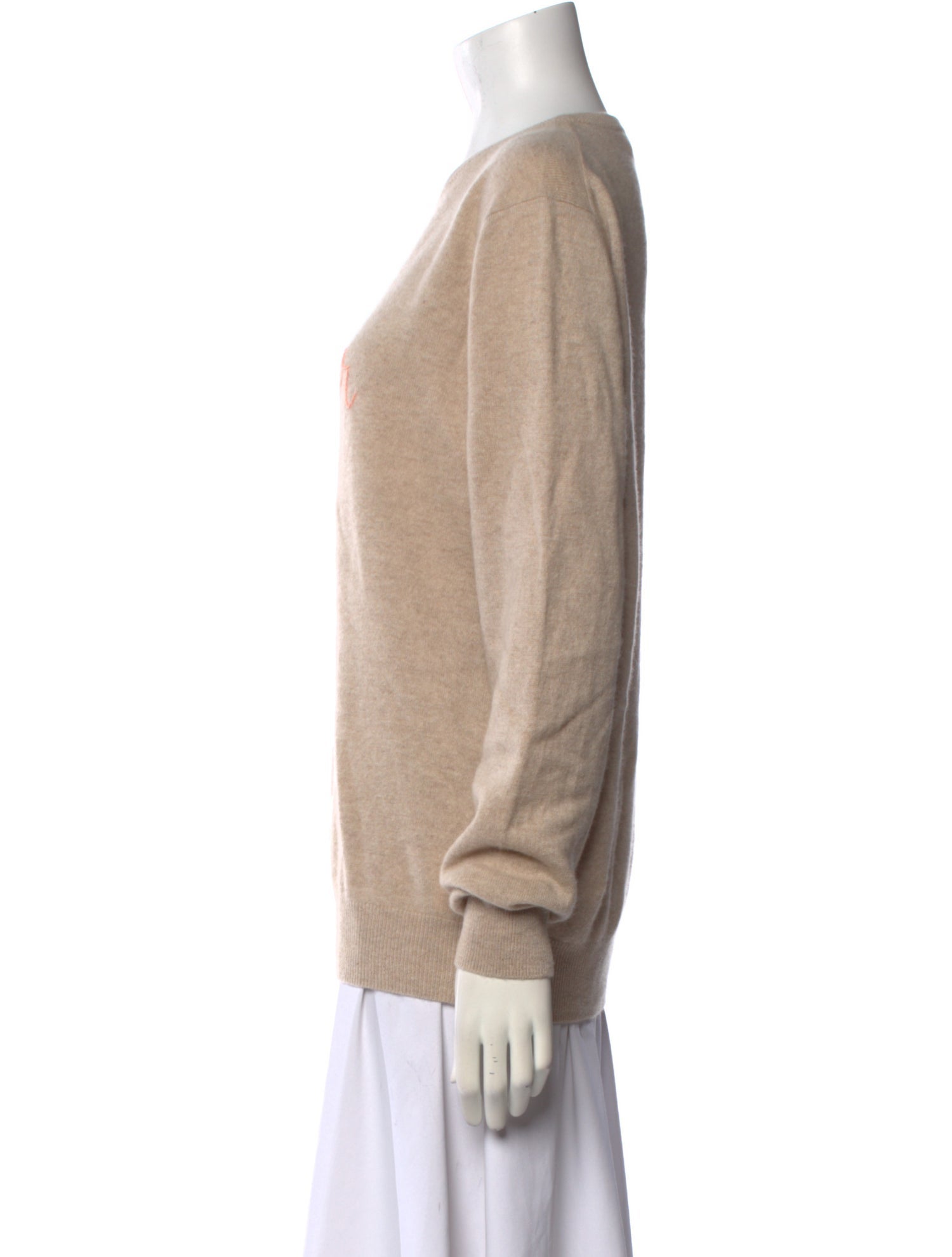 Lingua Franca Cashmere Crew Neck Sweater