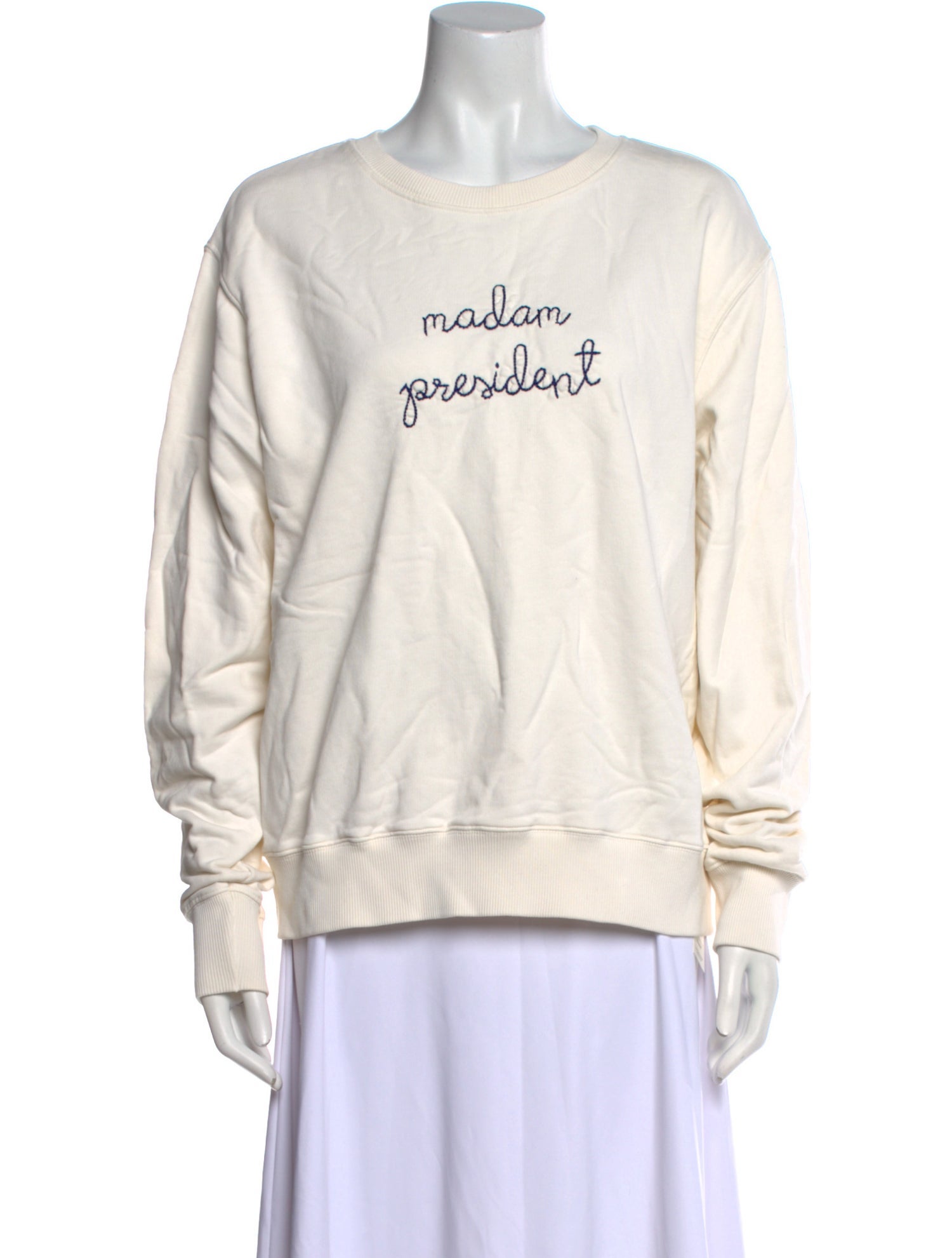 Lingua Franca Crew Neck Long Sleeve Sweatshirt