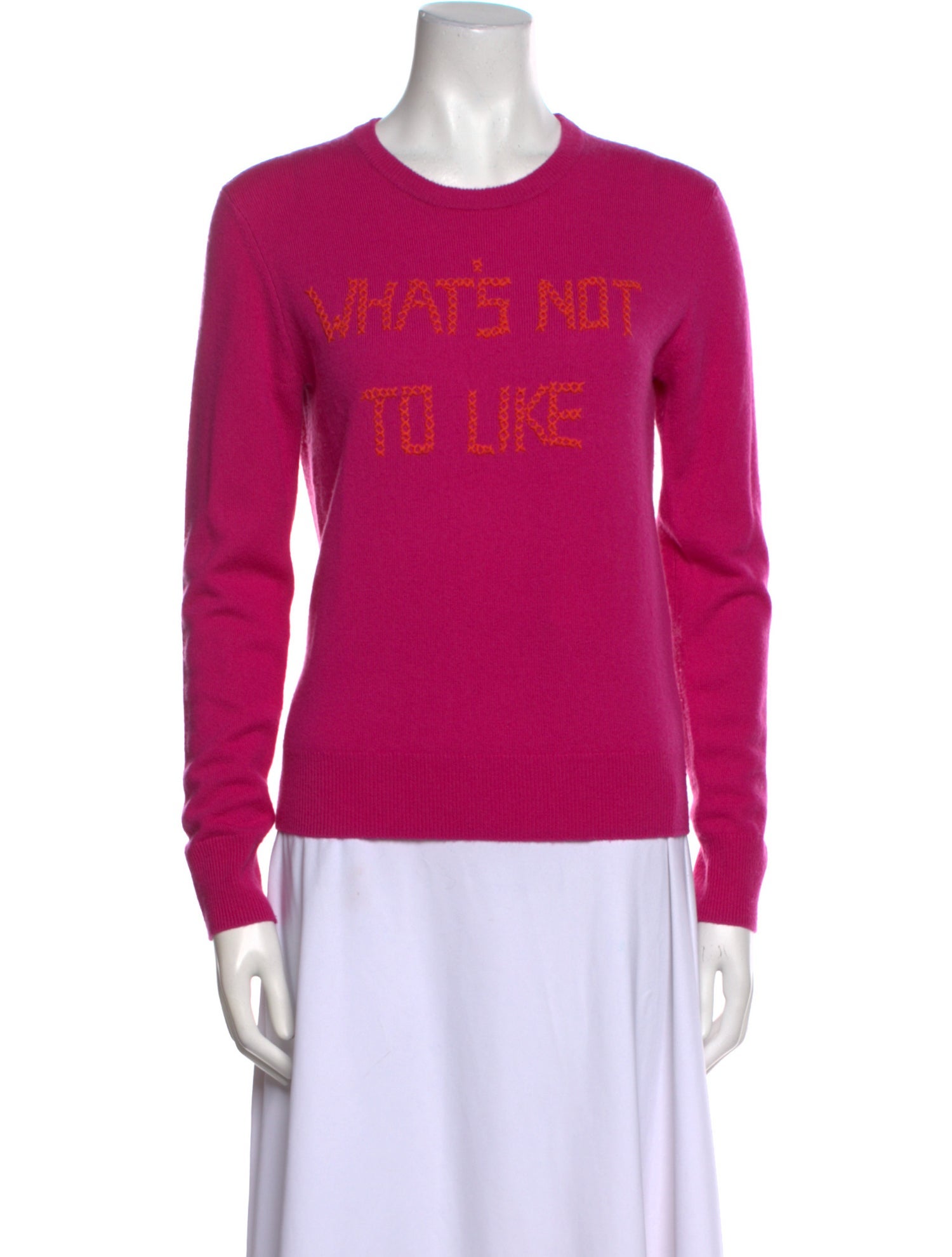 Lingua Franca Cashmere Crew Neck Sweater