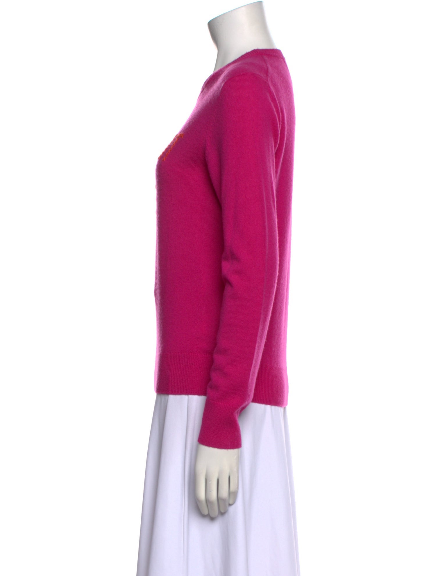 Lingua Franca Cashmere Crew Neck Sweater