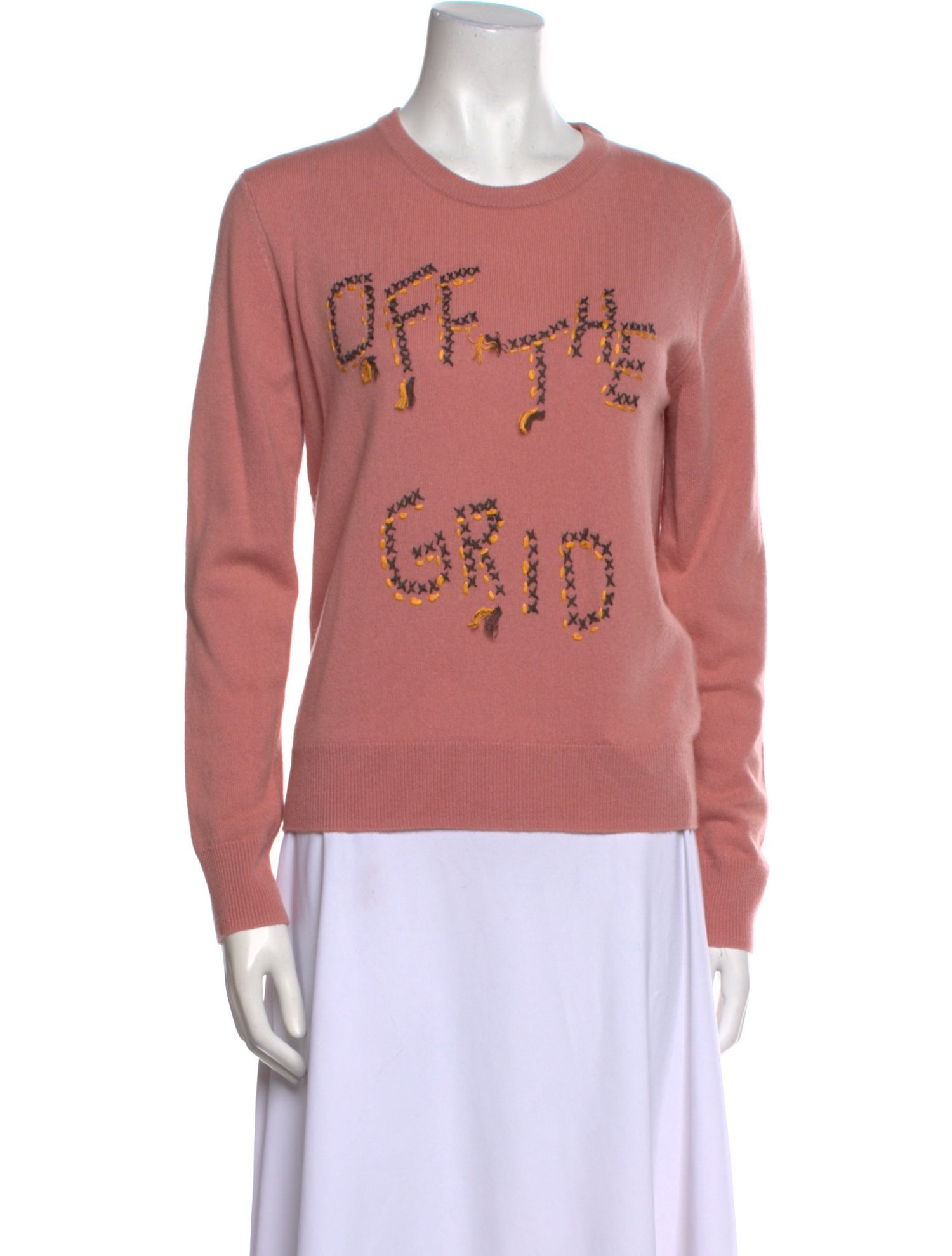 Lingua Franca Cashmere Scoop Neck Sweater