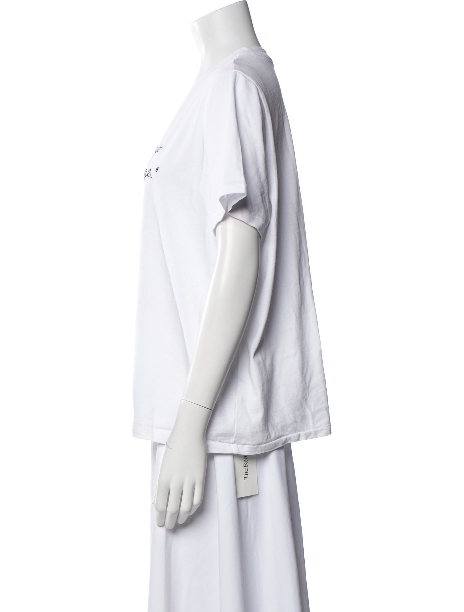 Lingua Franca Graphic Print Scoop Neck T-Shirt