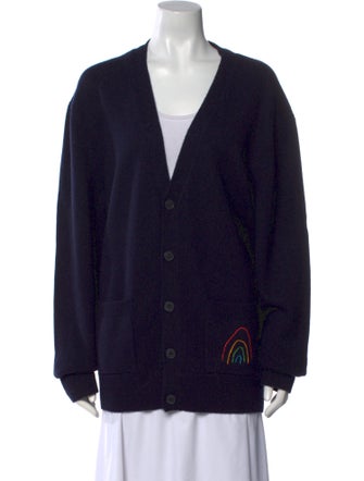 Lingua Franca Cashmere V-Neck Sweater