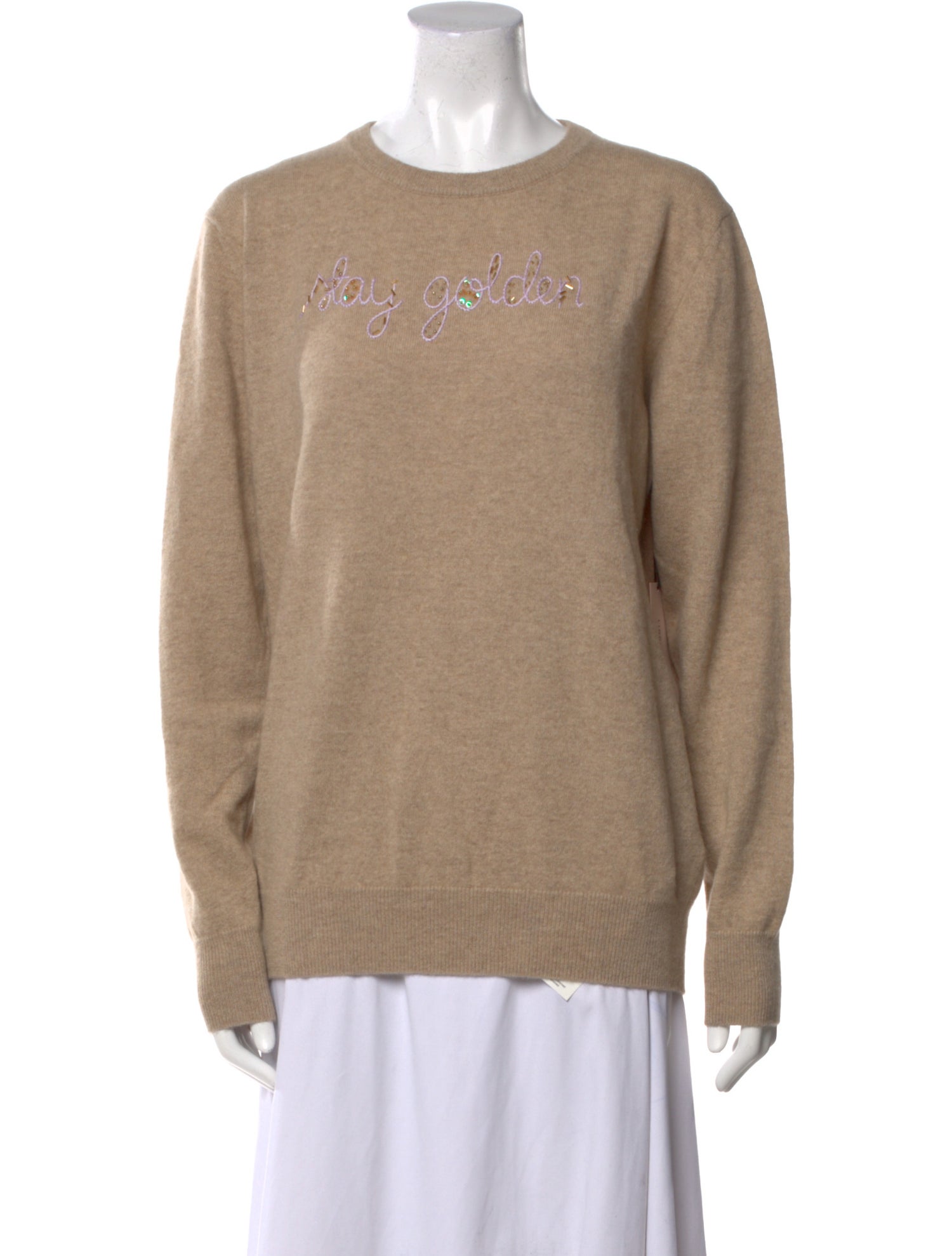 Lingua Franca Cashmere Crew Neck Sweater w/ Tags
