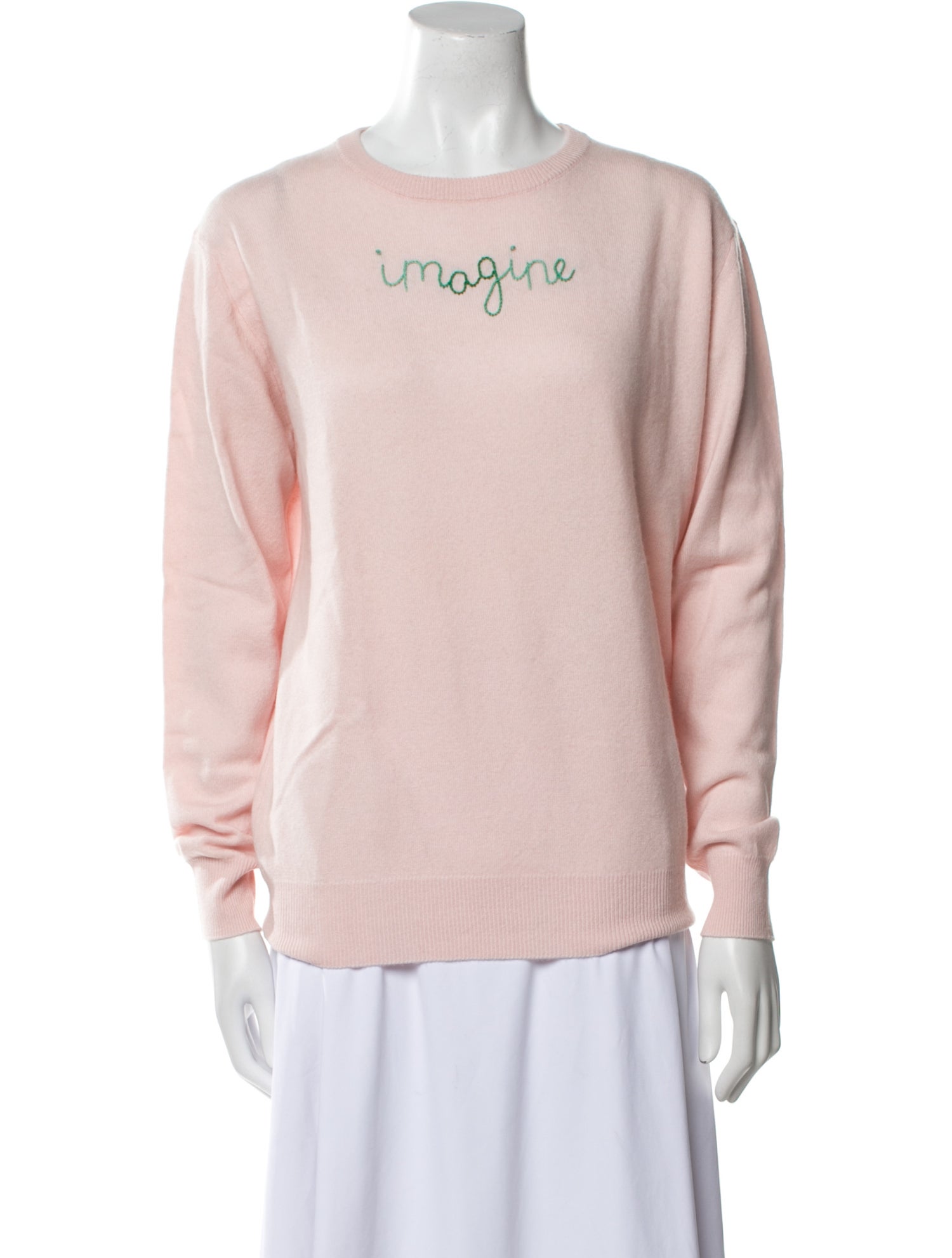 Lingua Franca Cashmere Graphic Print Sweater w/ Tags