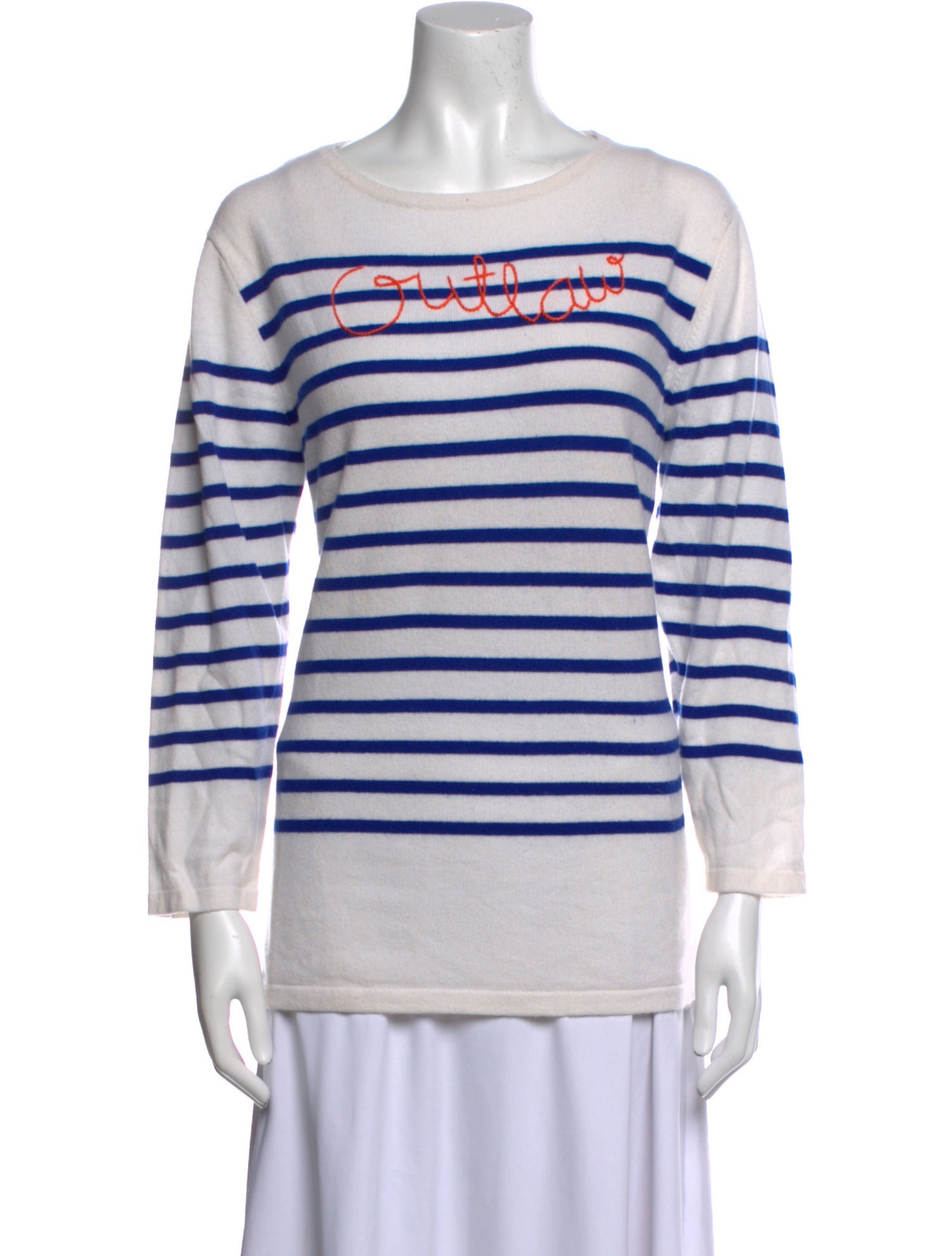 Lingua Franca Cashmere Striped Sweater