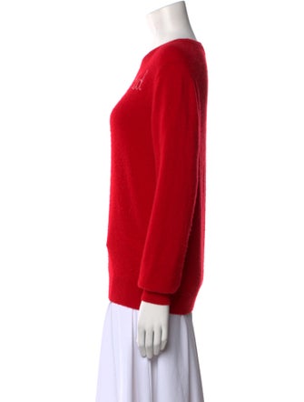 Lingua Franca Cashmere Crew Neck Sweater