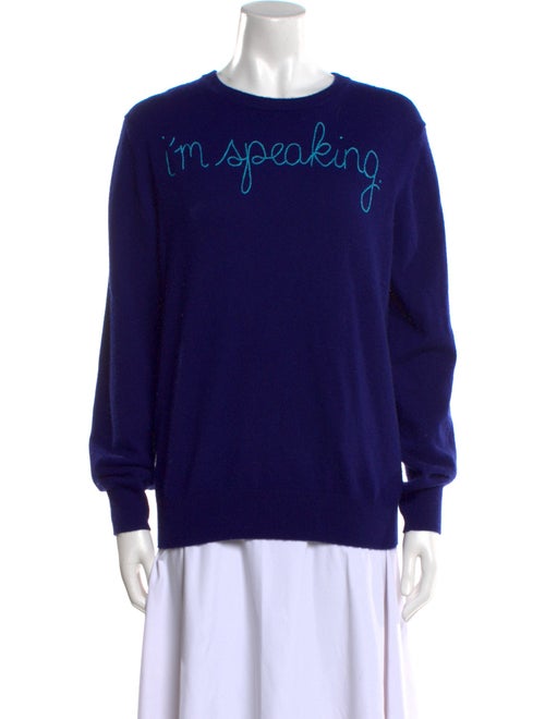 Lingua Franca Cashmere Graphic Print Sweater