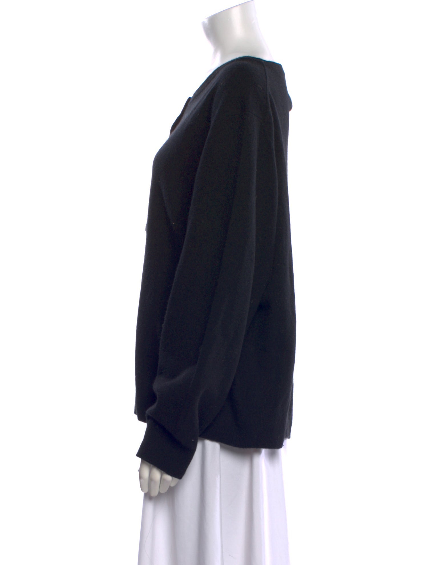 Lingua Franca Cashmere Scoop Neck Sweater