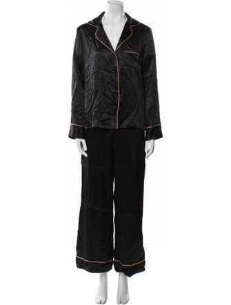 Lingua Franca Silk Pant Set